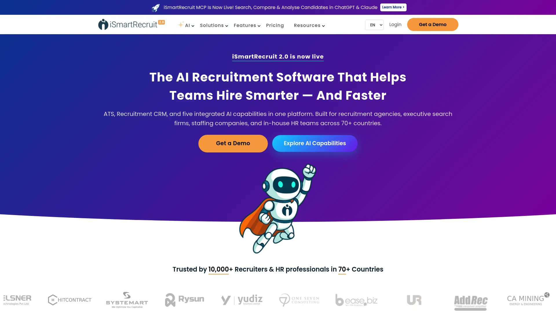 iSmartRecruit candidate relationship management software