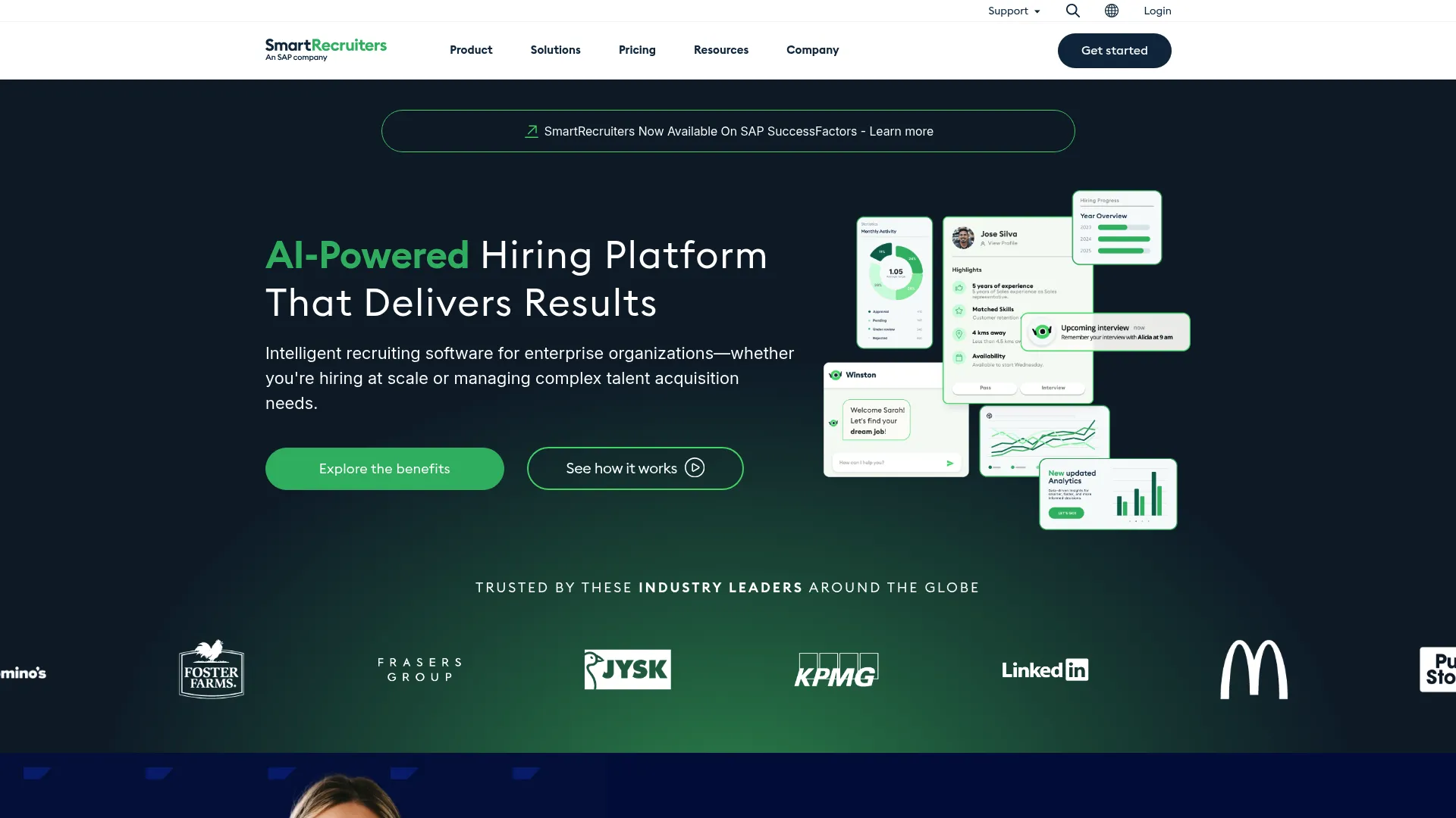 SmartRecruiters candidate relationship management software