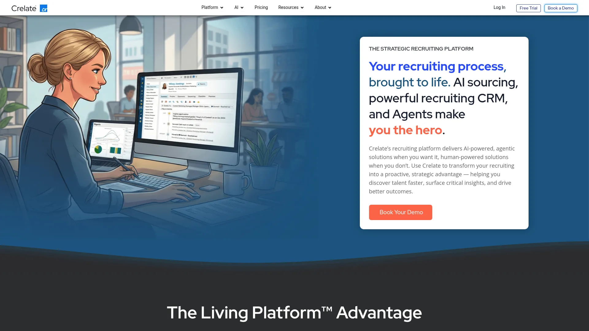Crelate candidate relationship management software