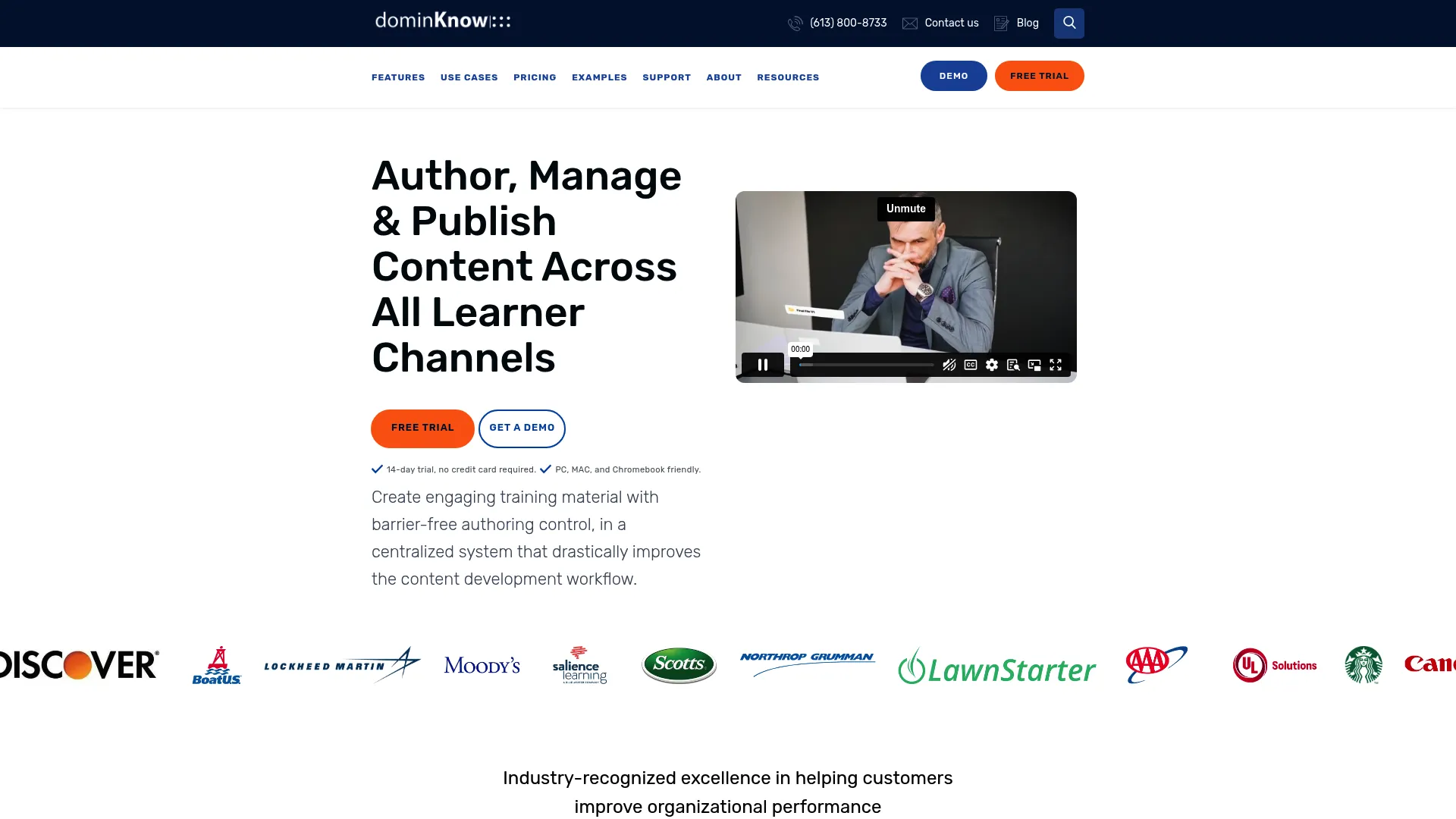 dominKnow ONE collaborative authoring platform