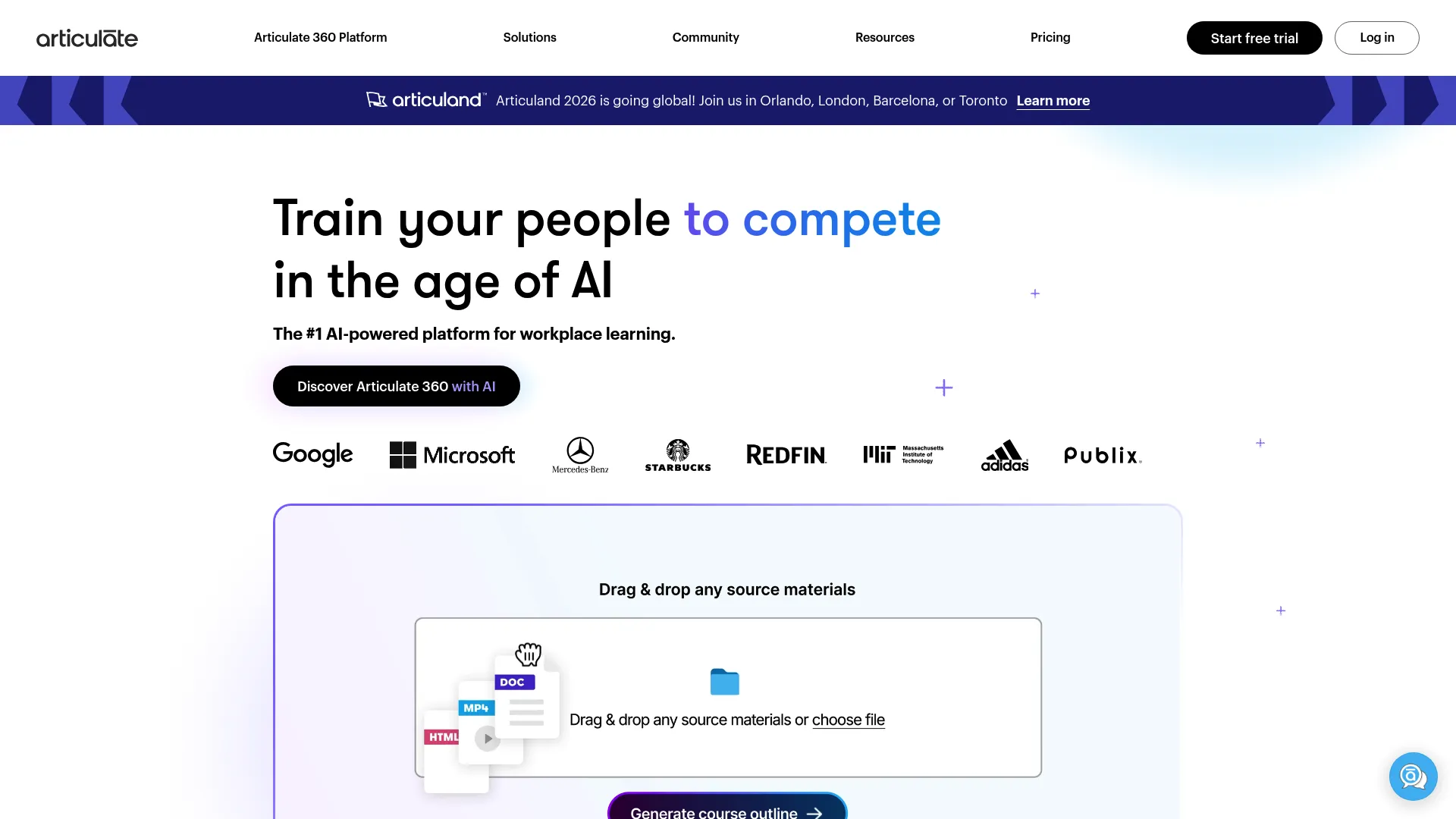 Articulate 360 authoring suite