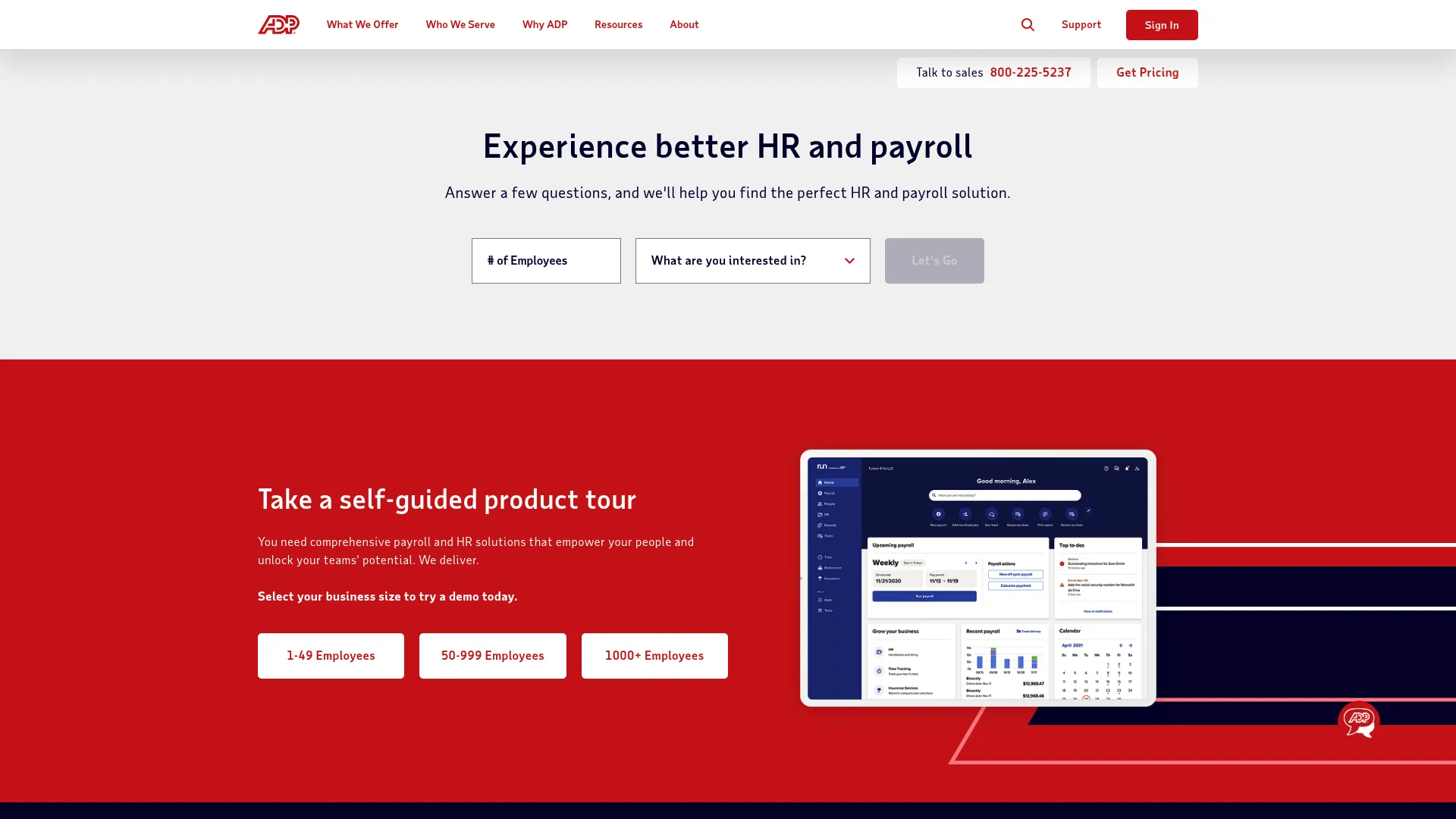 ADP HR Assist product screenshot
