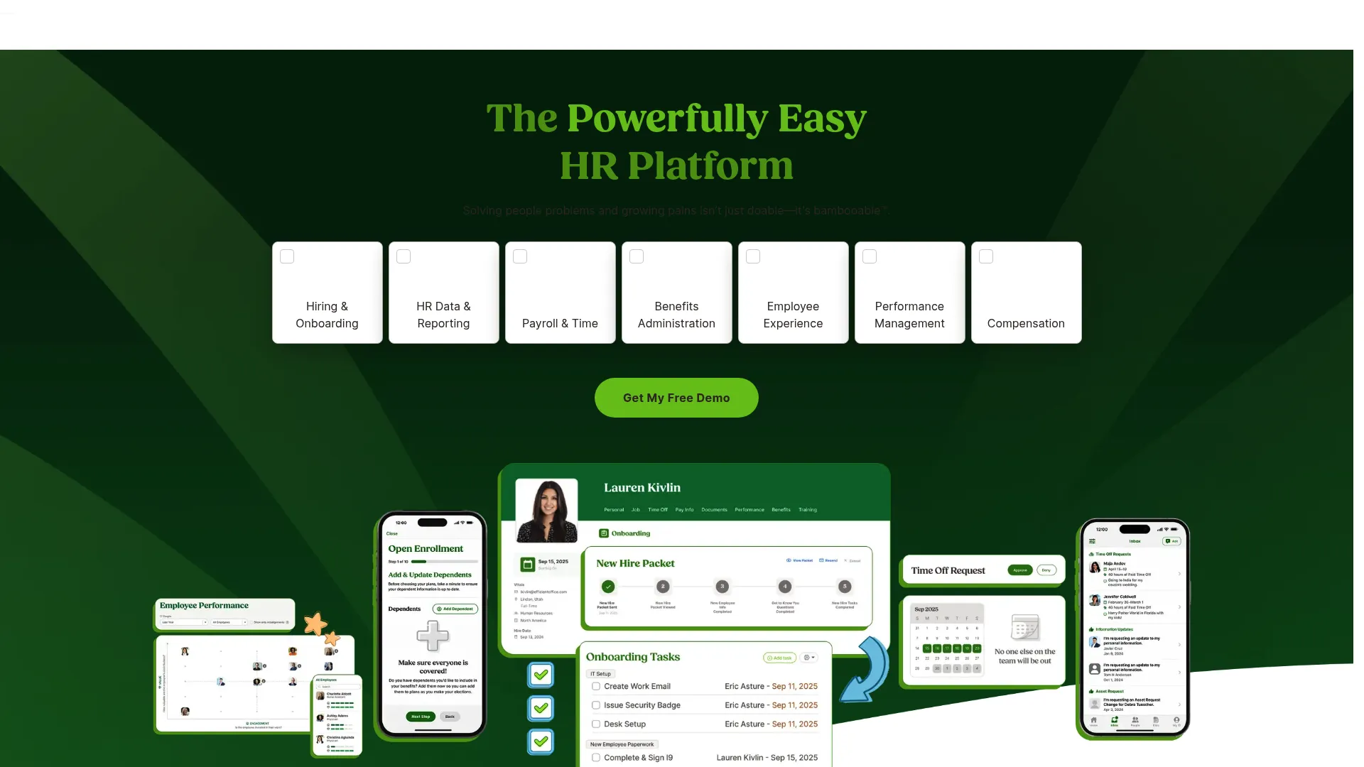BambooHR product screenshot