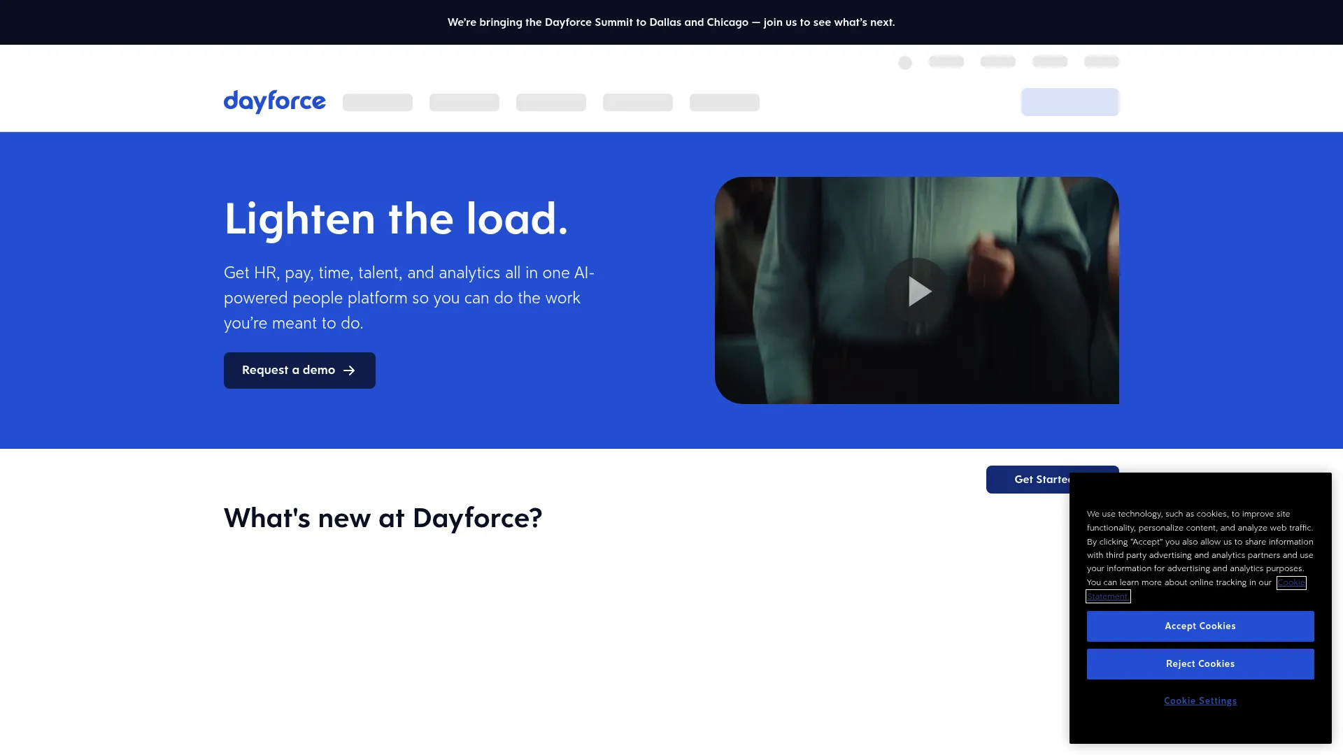 Dayforce product screenshot
