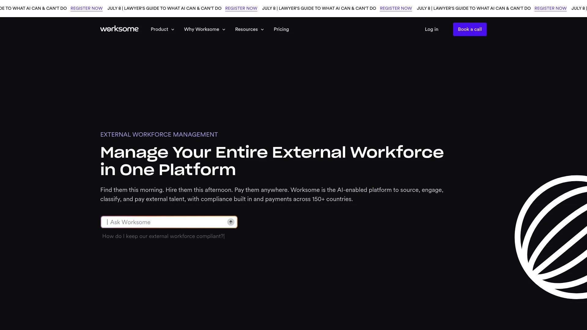 Worksome external workforce management platform