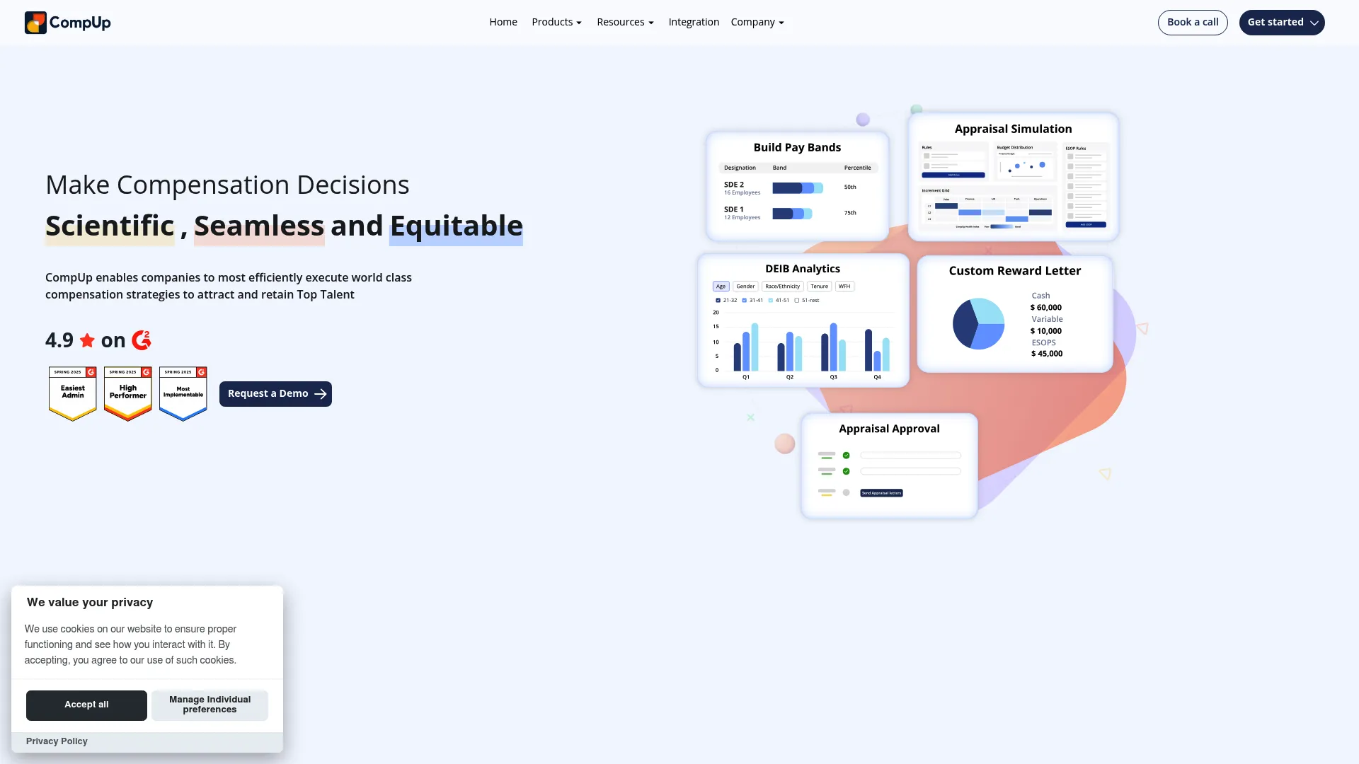 CompUp compensation management and pay equity software