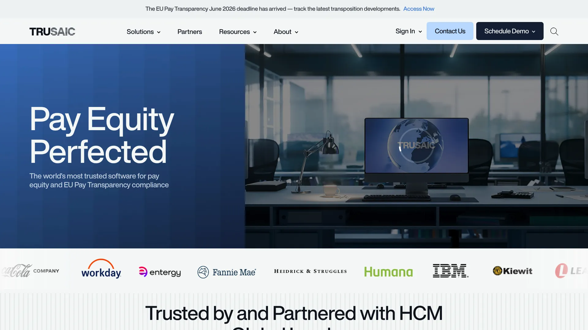 PayParity pay equity software dashboard by Trusaic