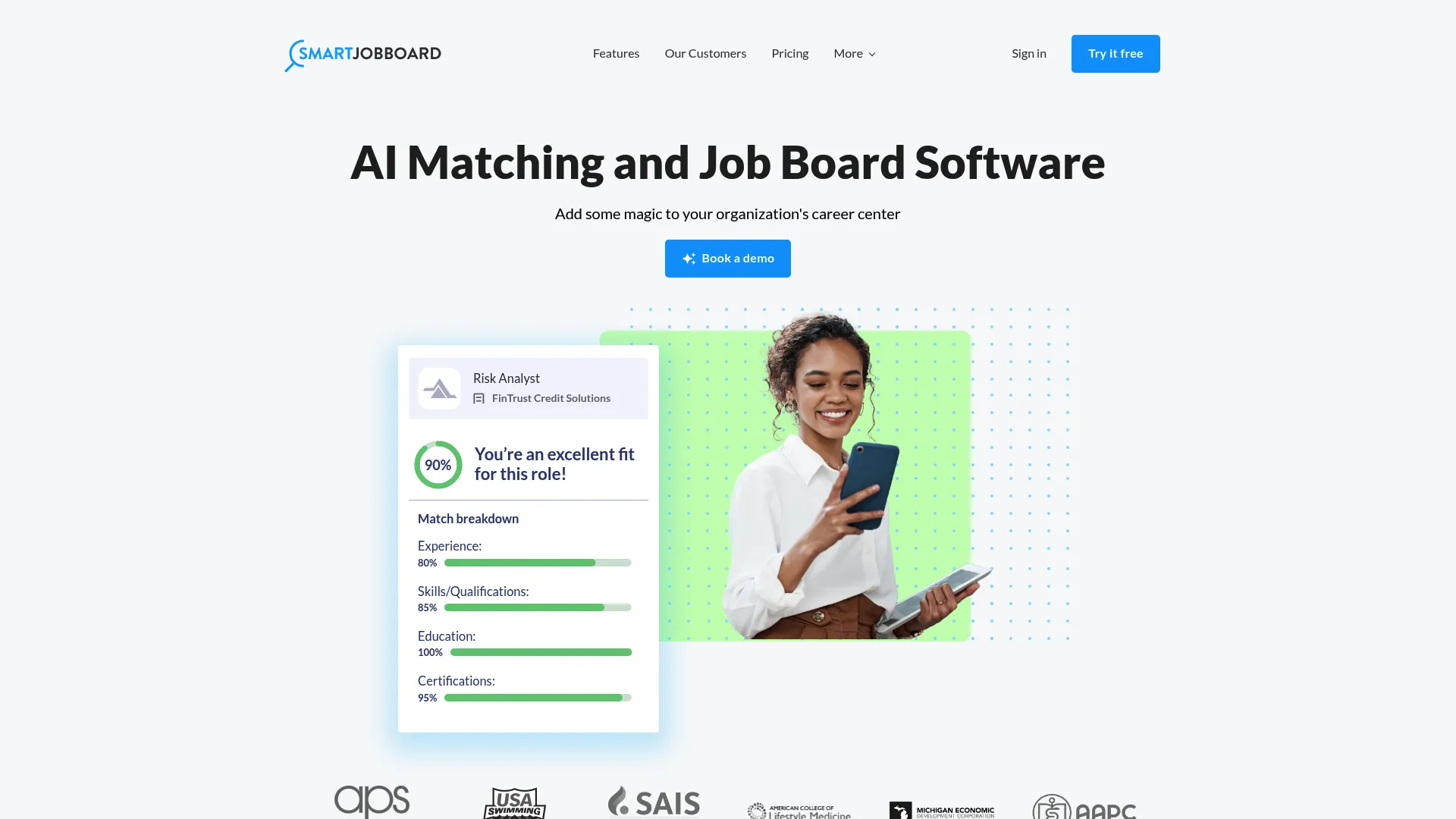 Smart Job Board job board software homepage