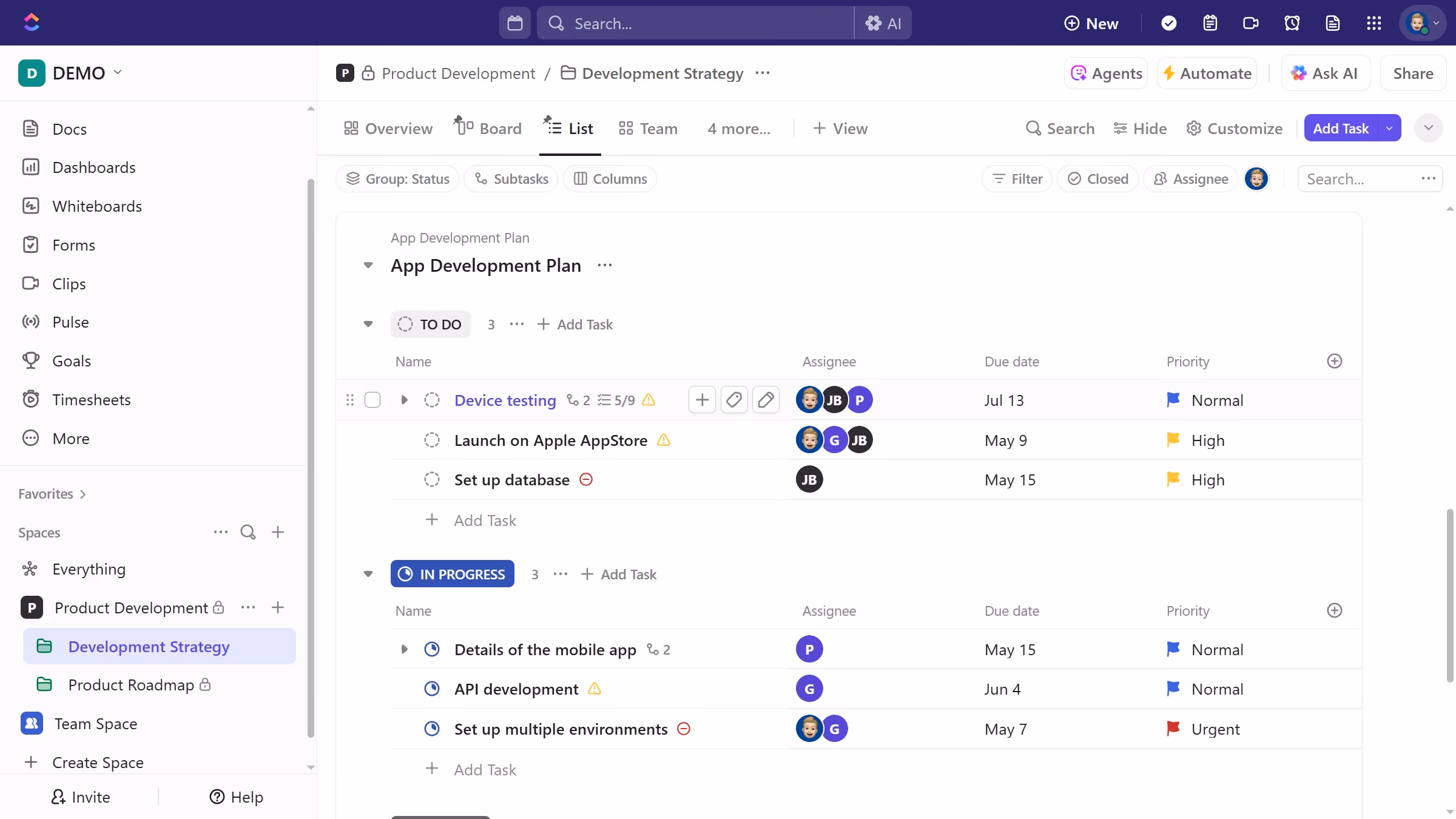 How to share a task to someone by @mentioning in ClickUp