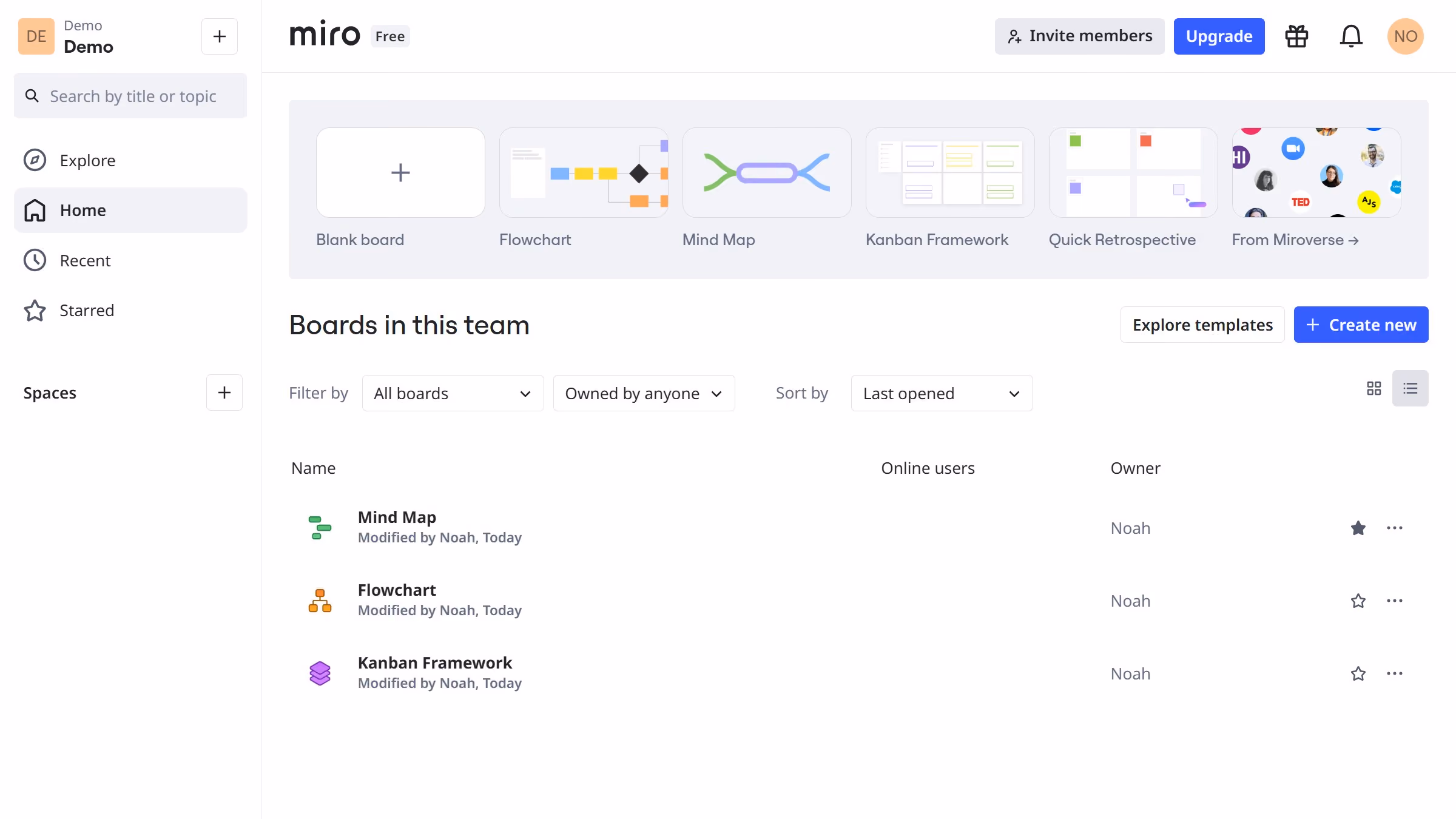 How to add a cover image to the board information card in Miro