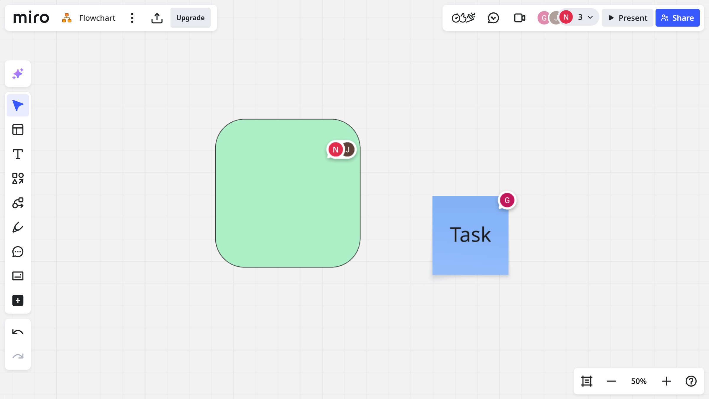 How to change the color of a comment on a Miro board
