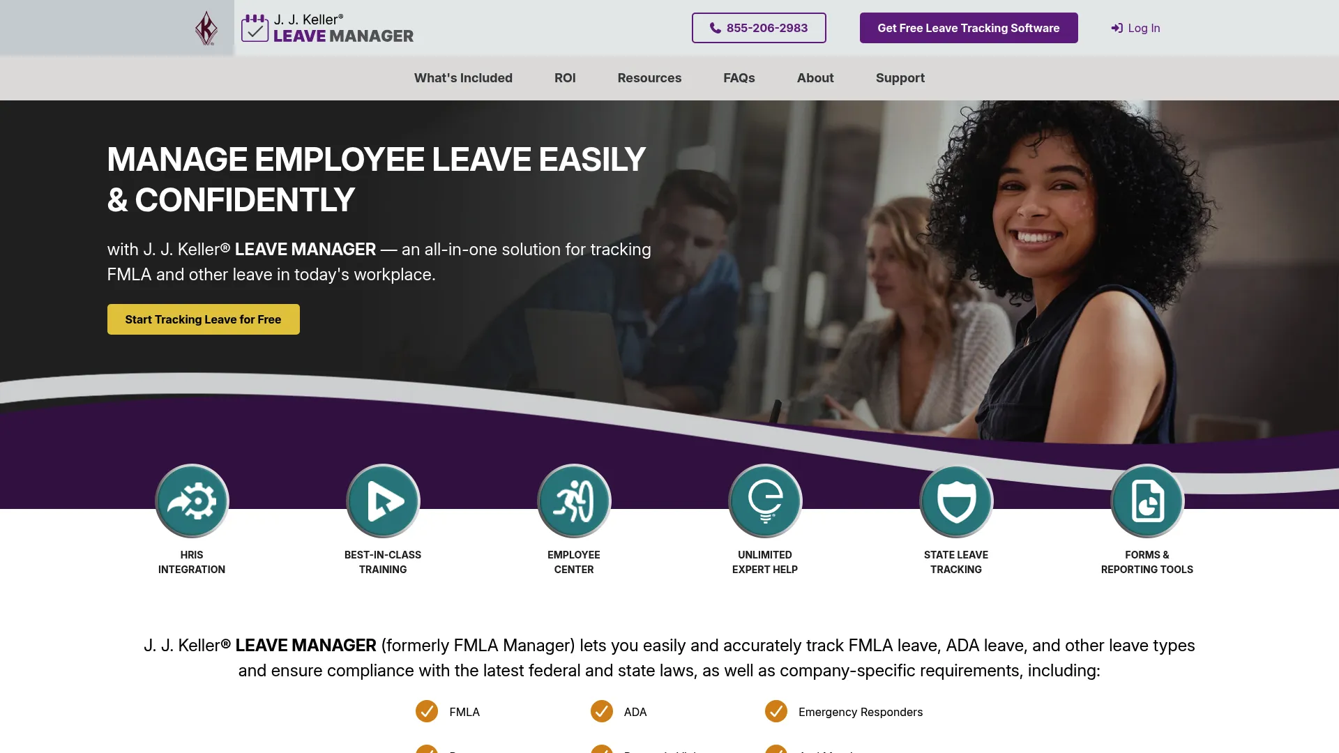 J. J. Keller Leave Manager homepage