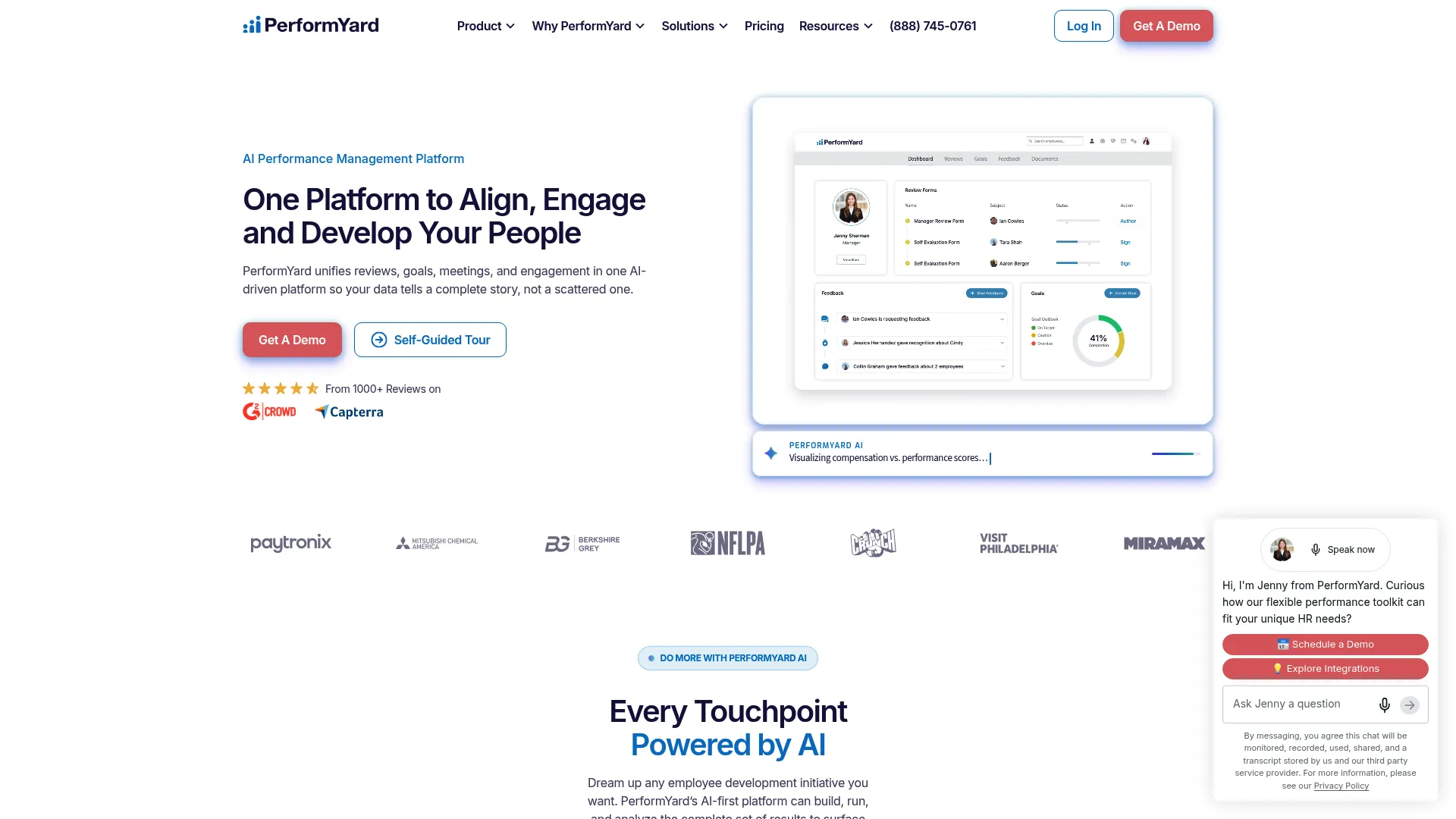 PerformYard performance management software
