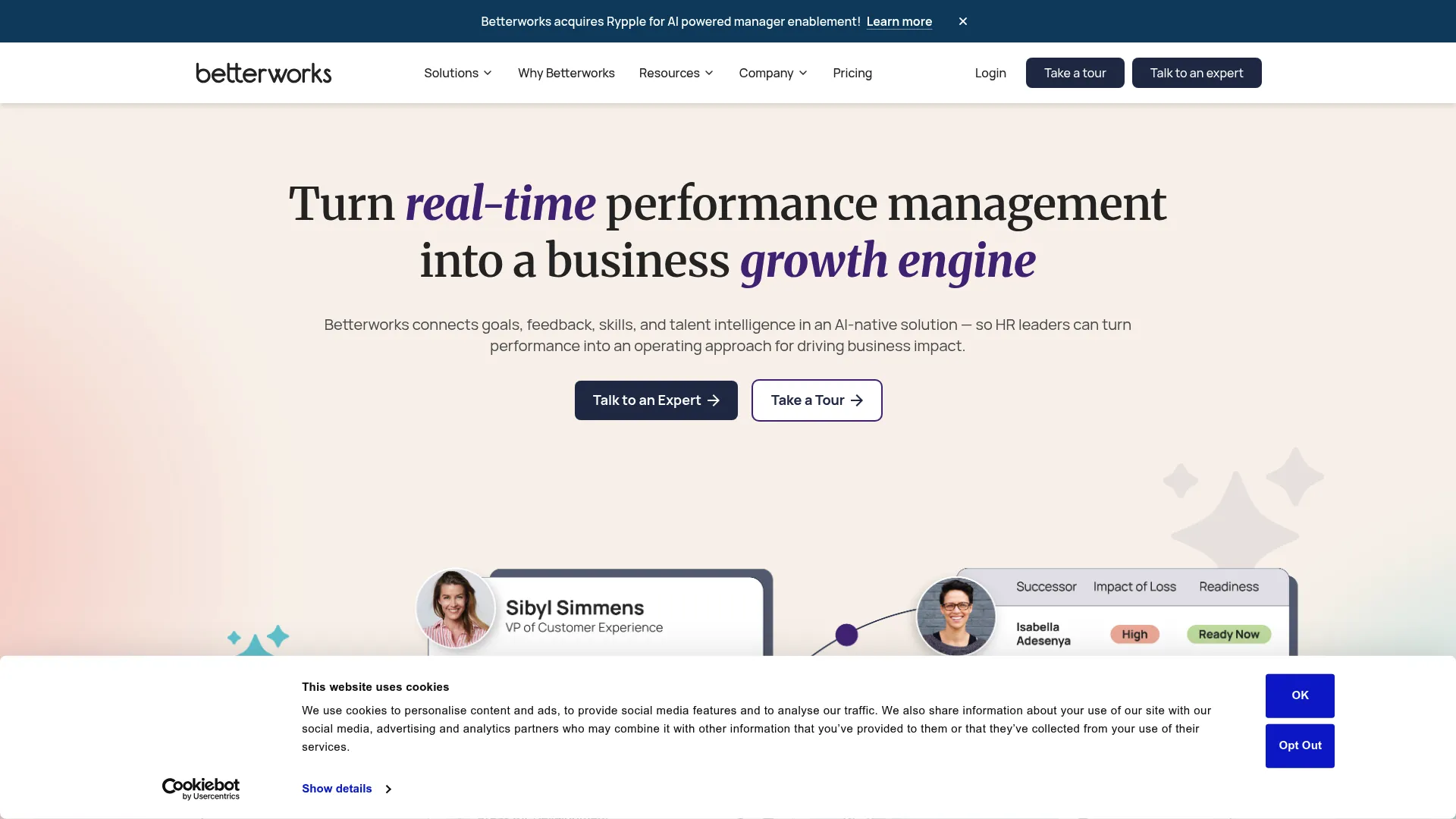 Betterworks enterprise performance platform