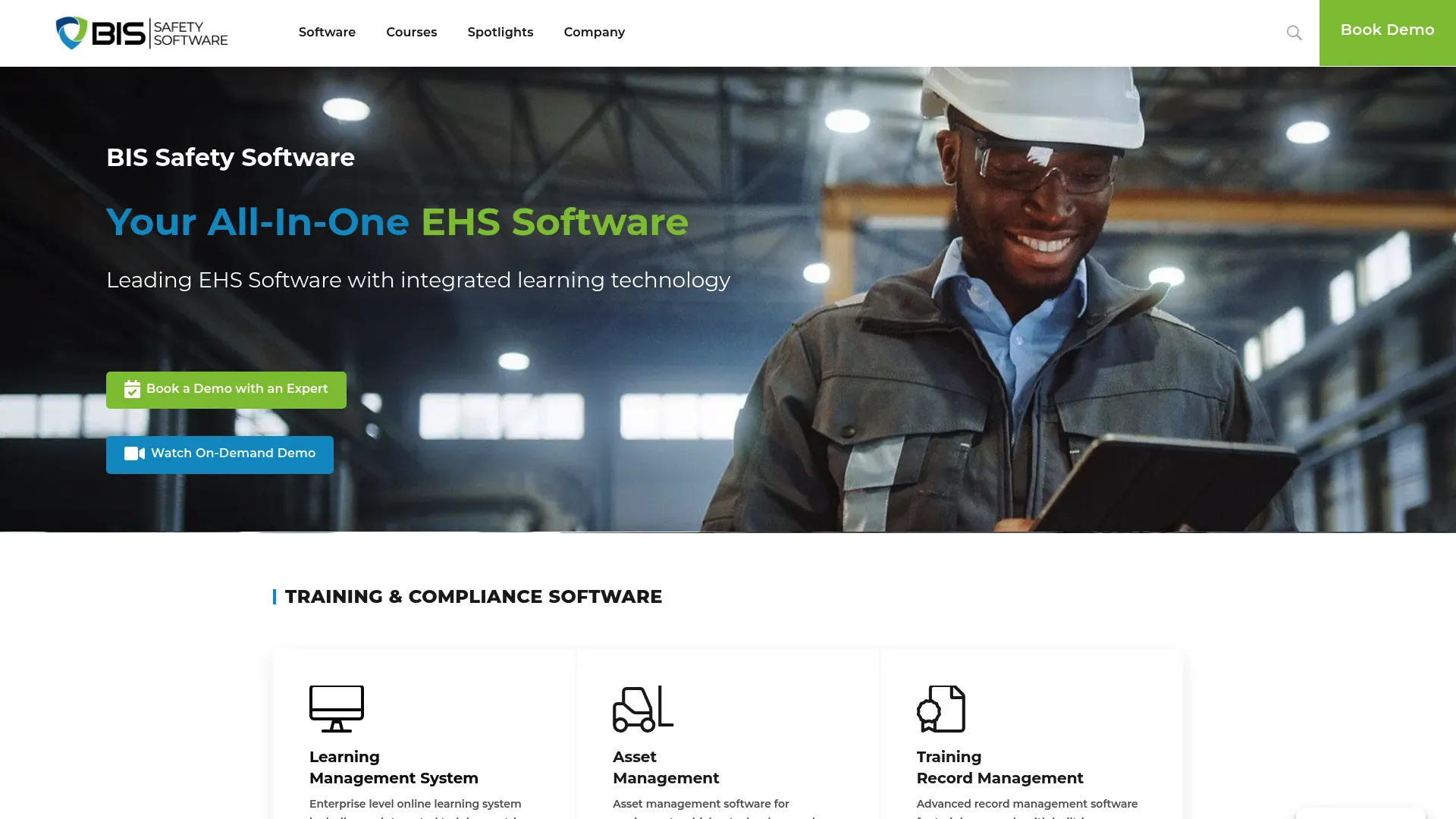 BIS Safety Software EHS training and compliance platform