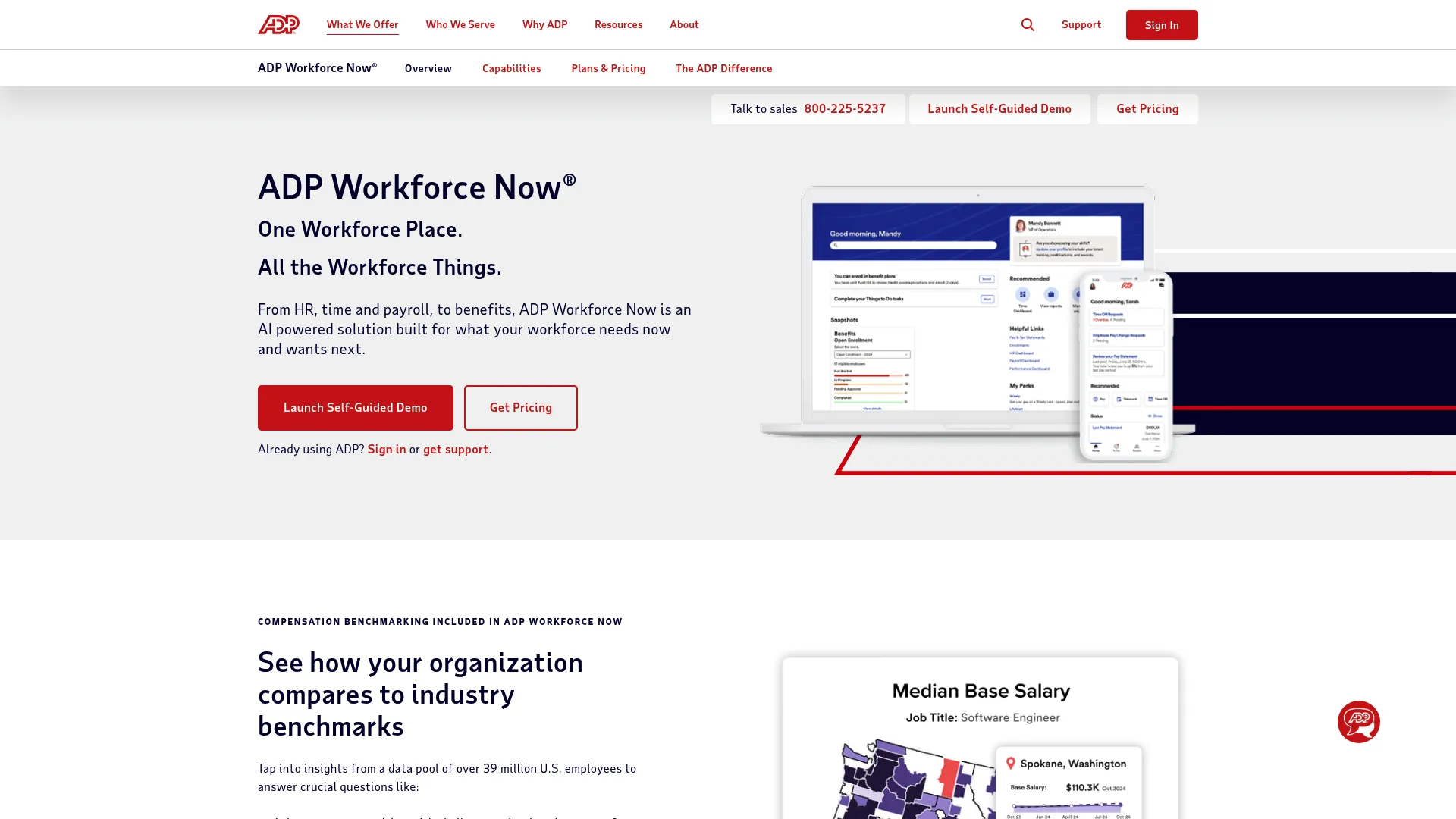 ADP Workforce Now HCM platform