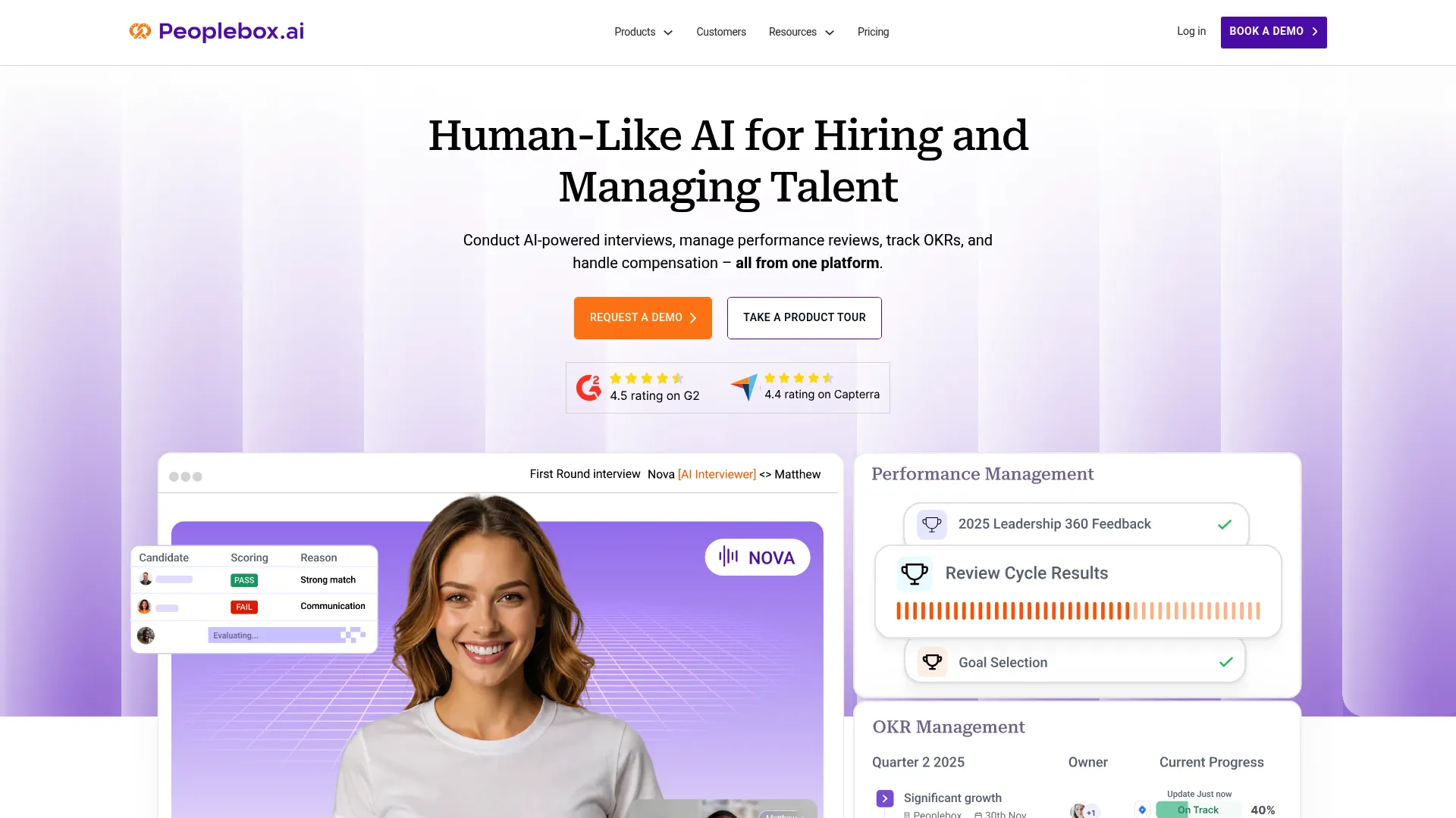 Peoplebox.ai talent management platform screenshot