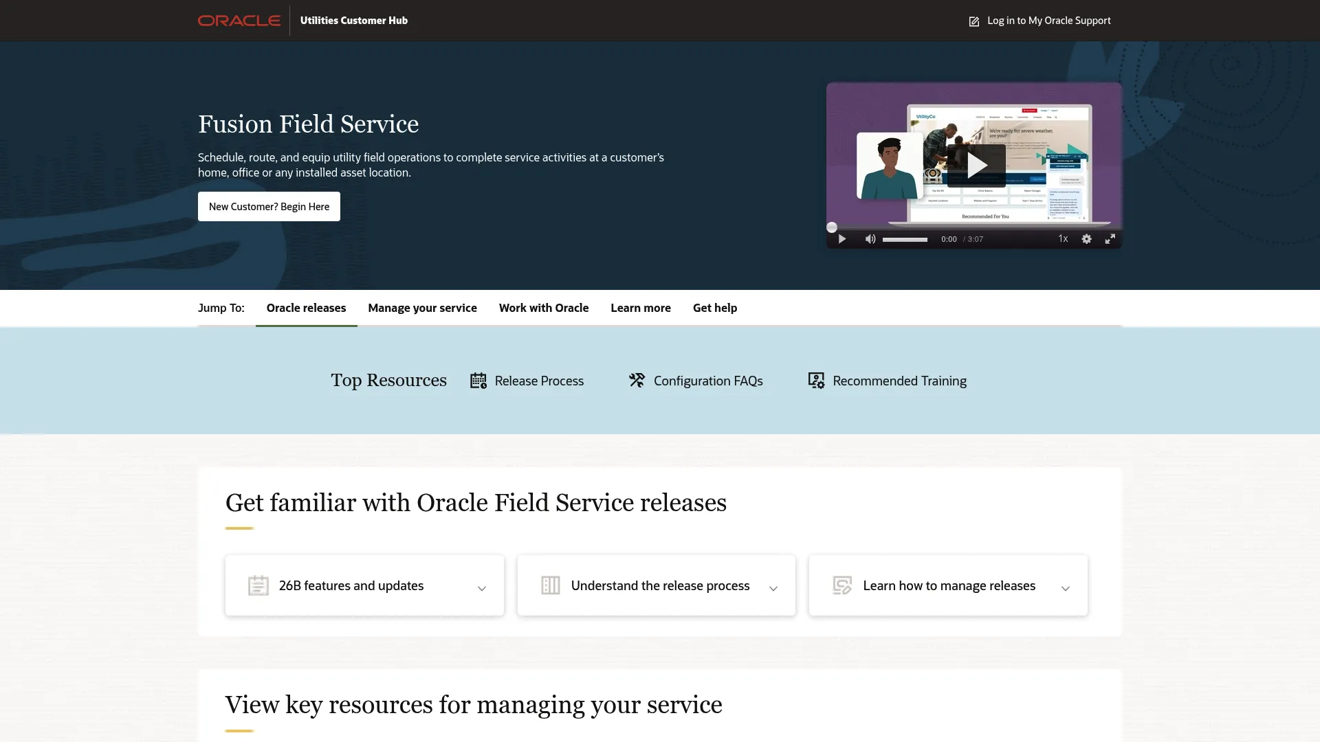 Oracle Field Service AI-driven scheduling and route optimization