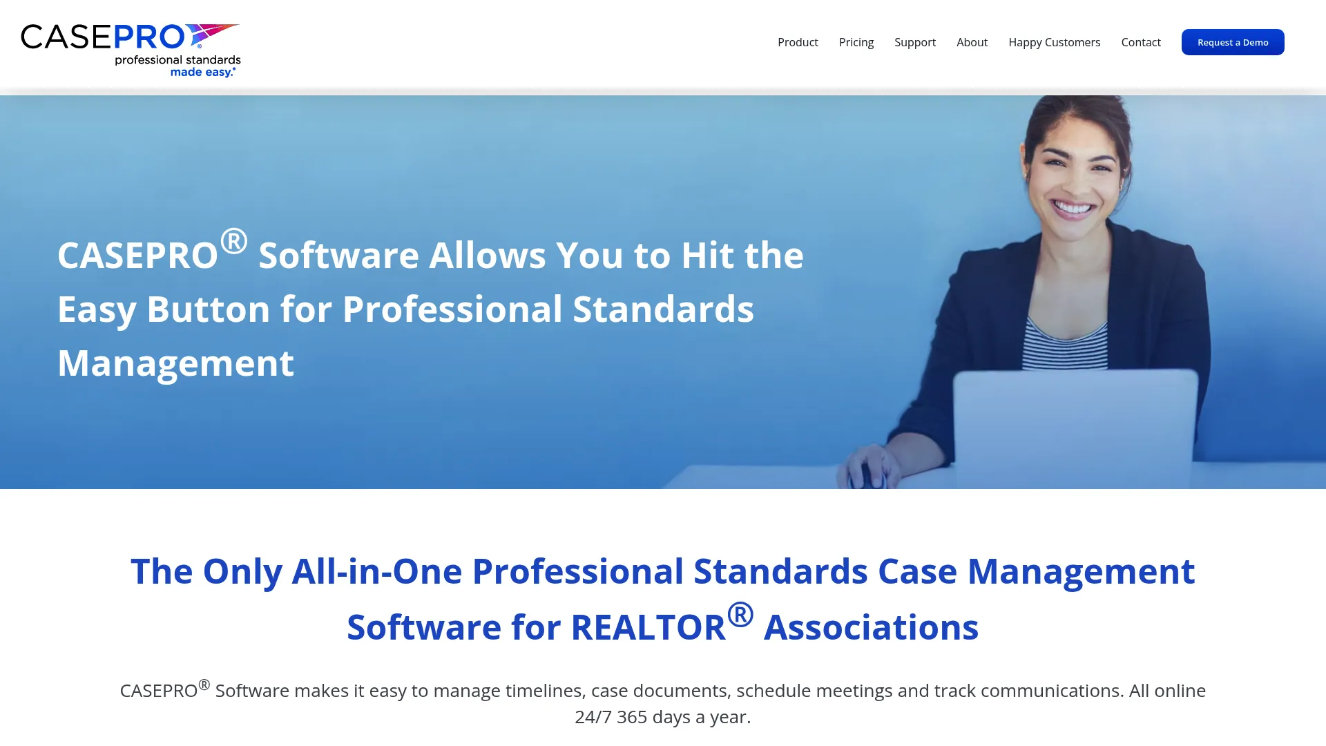 CASEPRO professional standards case administration