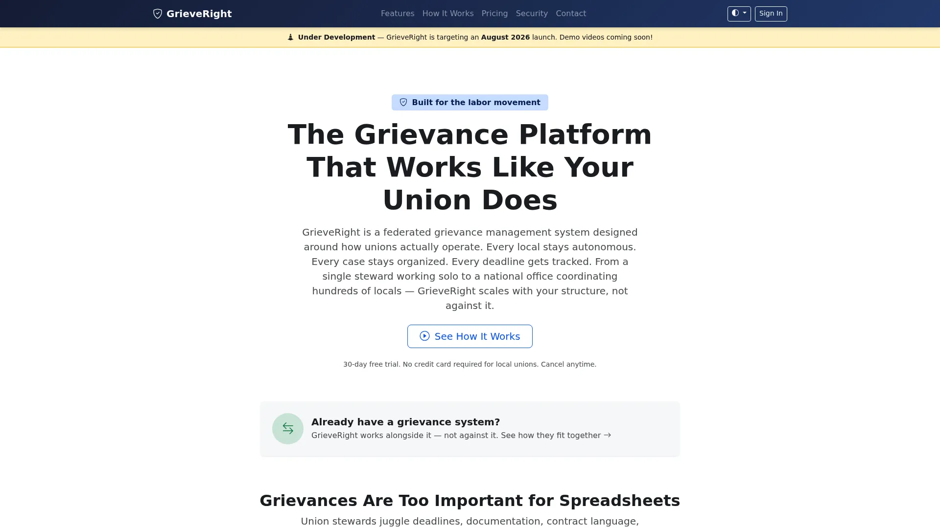 GrieveRight union grievance software