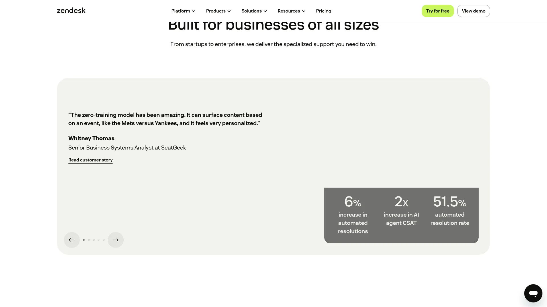 Zendesk for Employee Service product screenshot