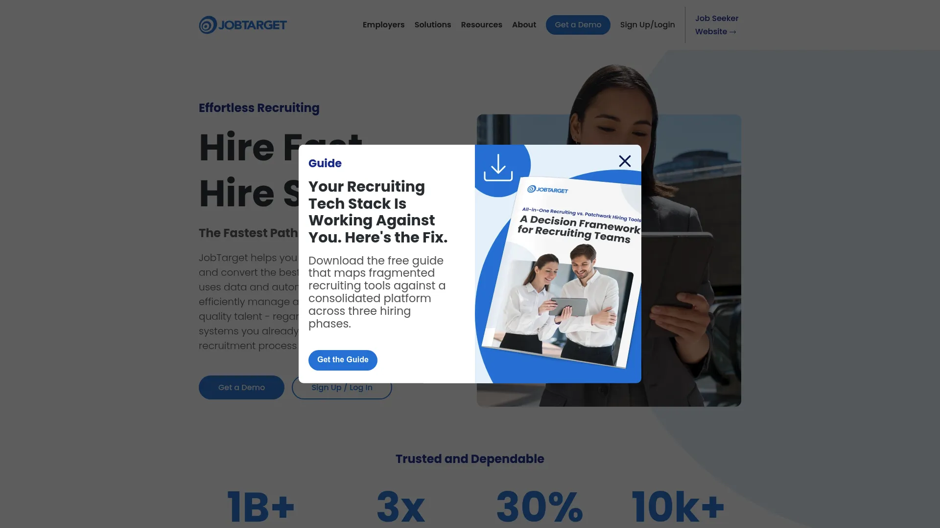 JobTarget job distribution and analytics platform