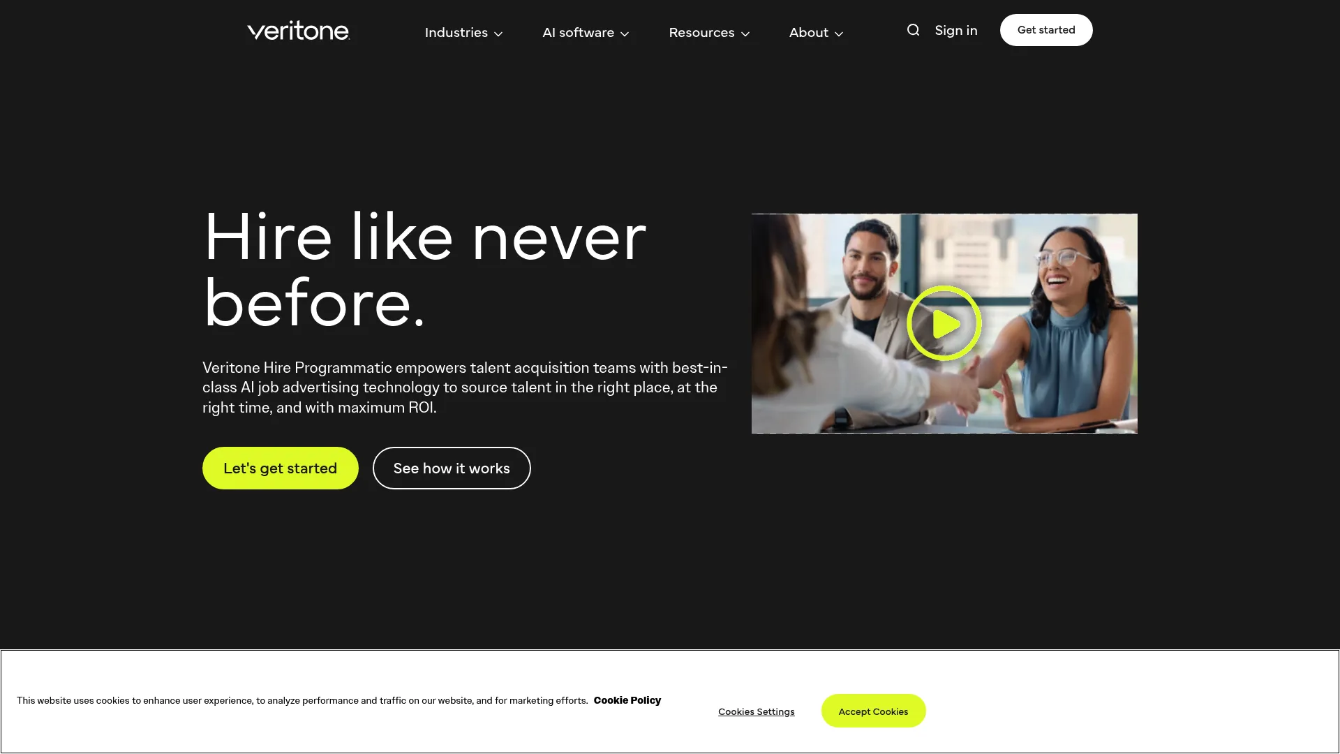 Veritone Hire Programmatic job advertising platform