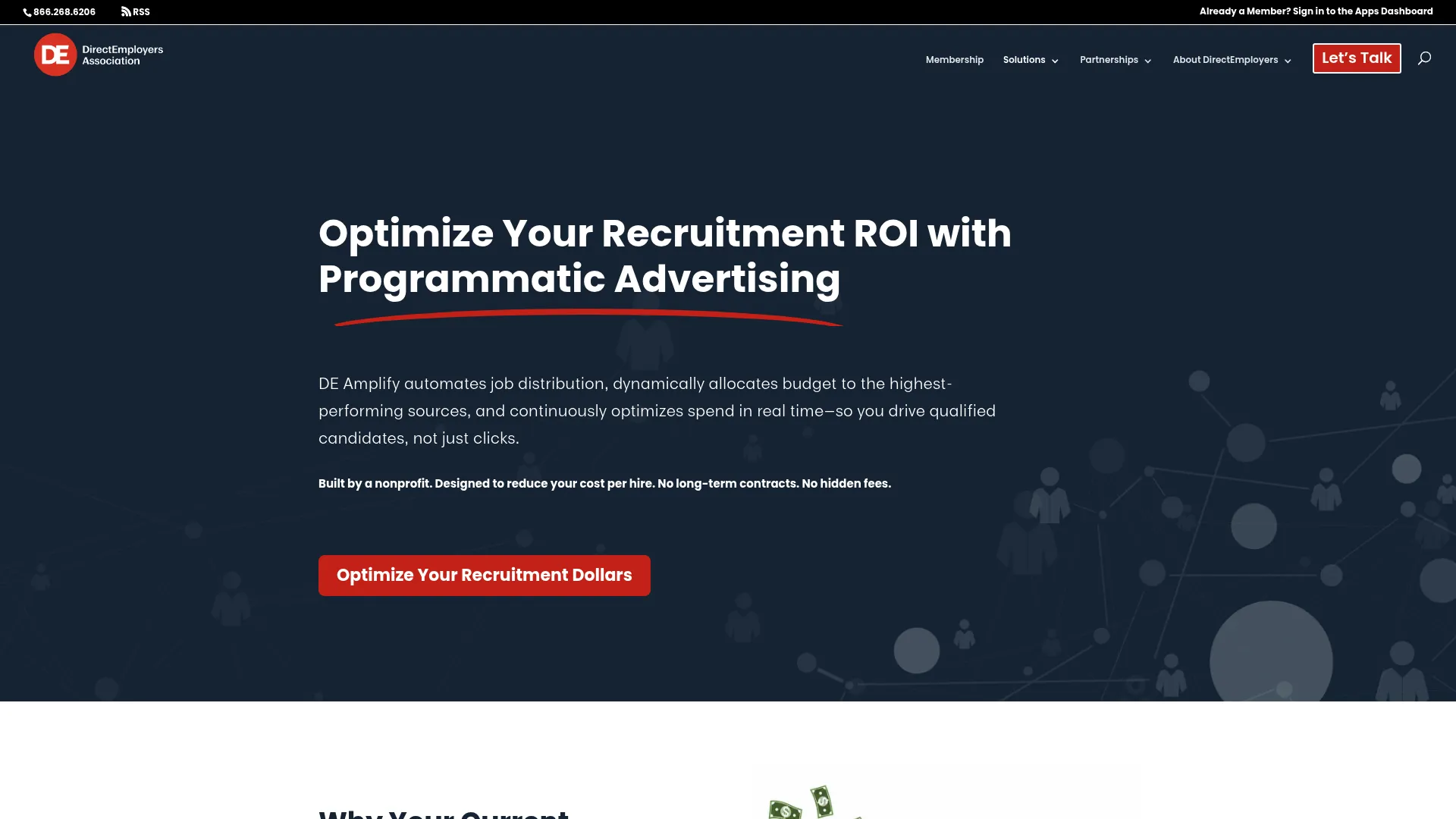 DirectEmployers DE Amplify managed programmatic platform