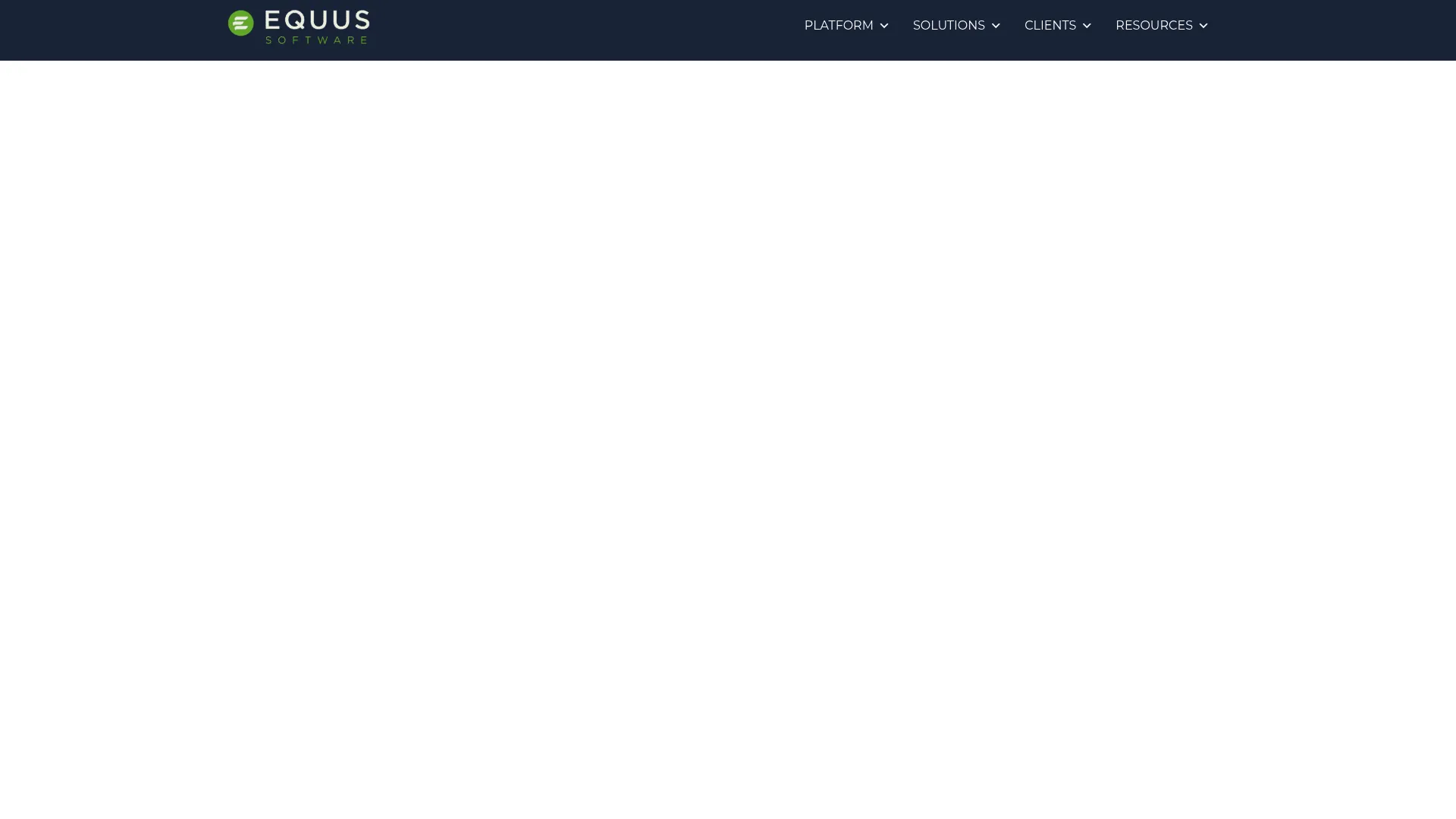Equus Software homepage showing global mobility platform