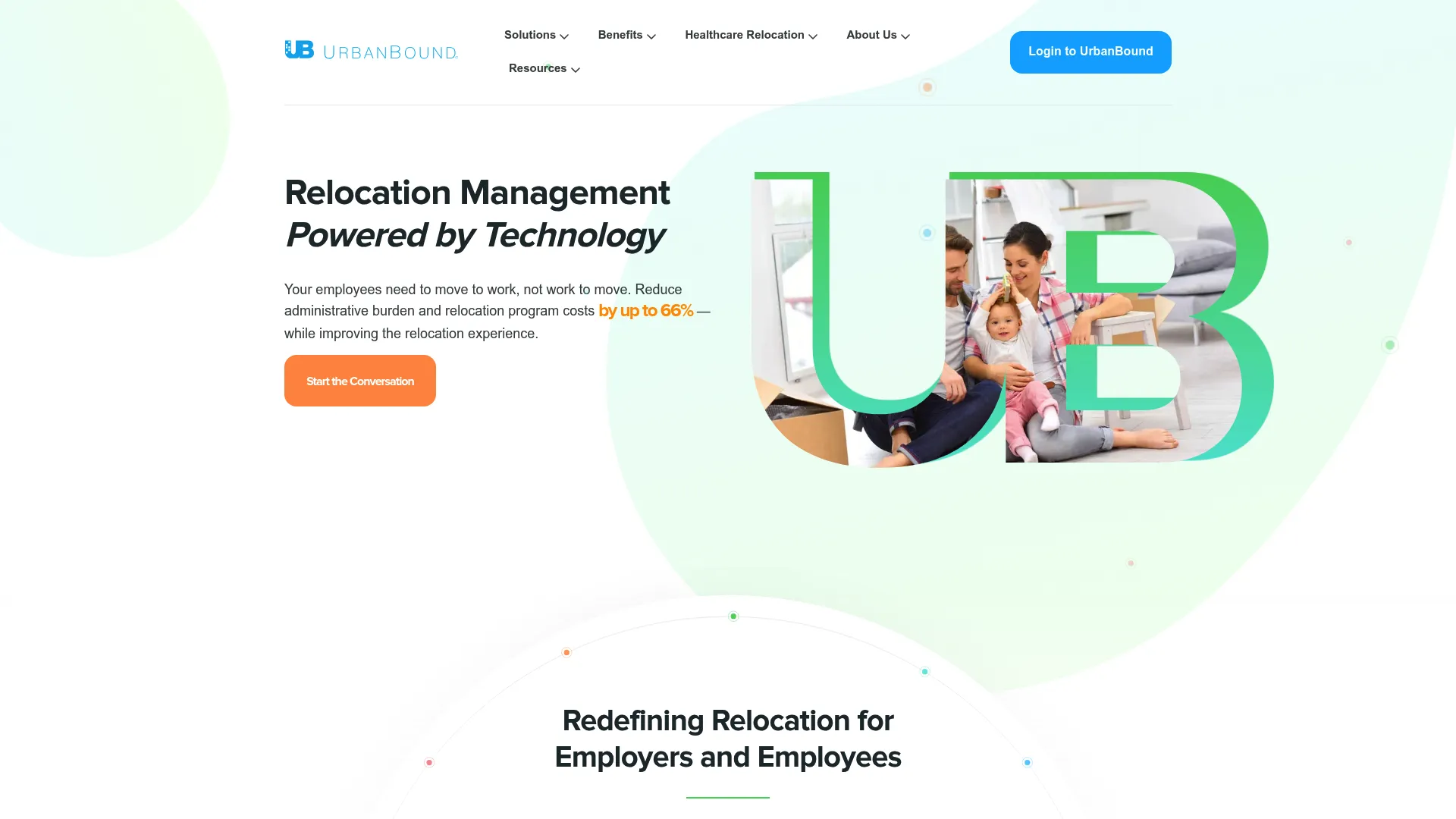 UrbanBound relocation management software homepage