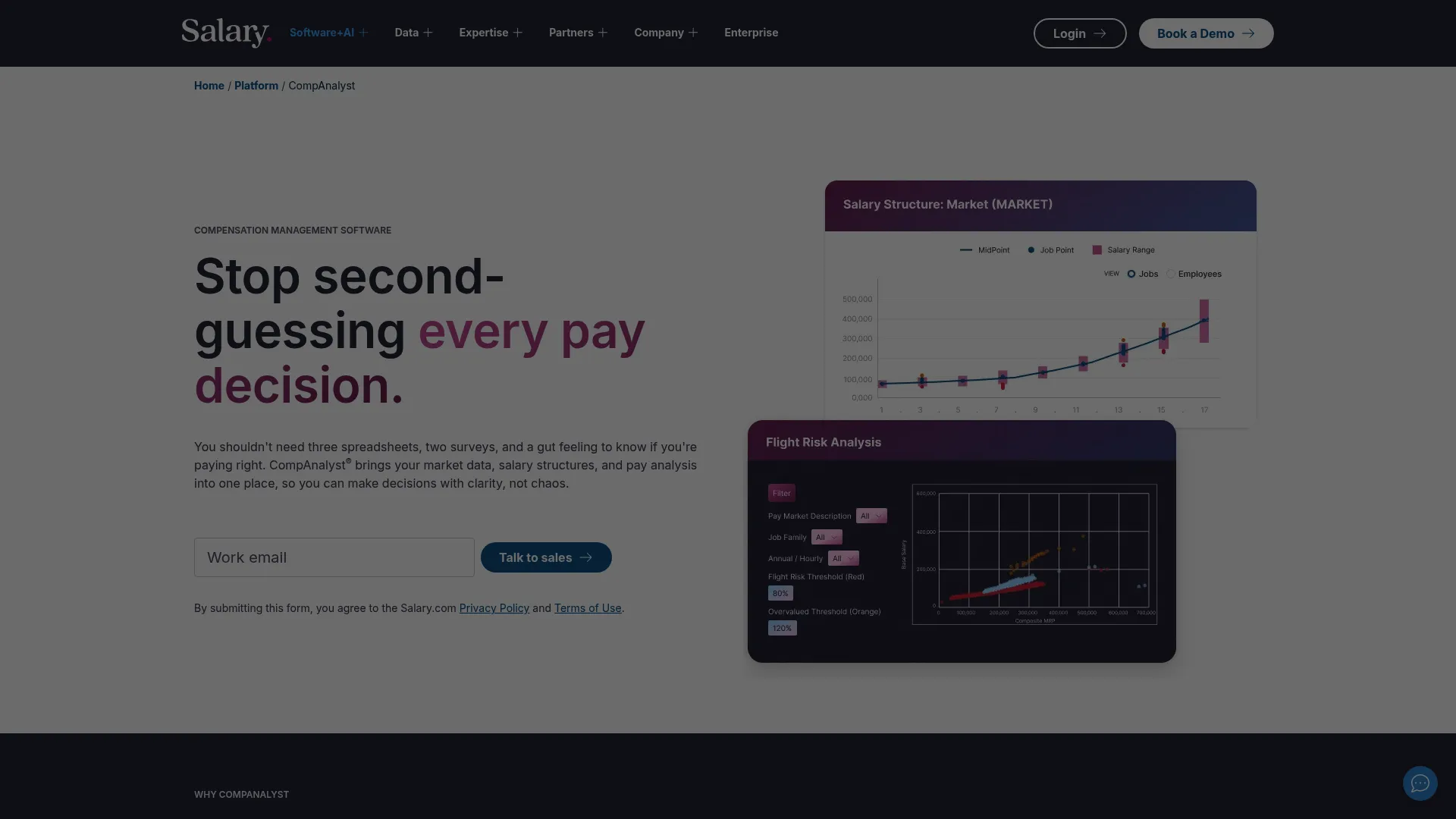 Salary.com CompAnalyst platform