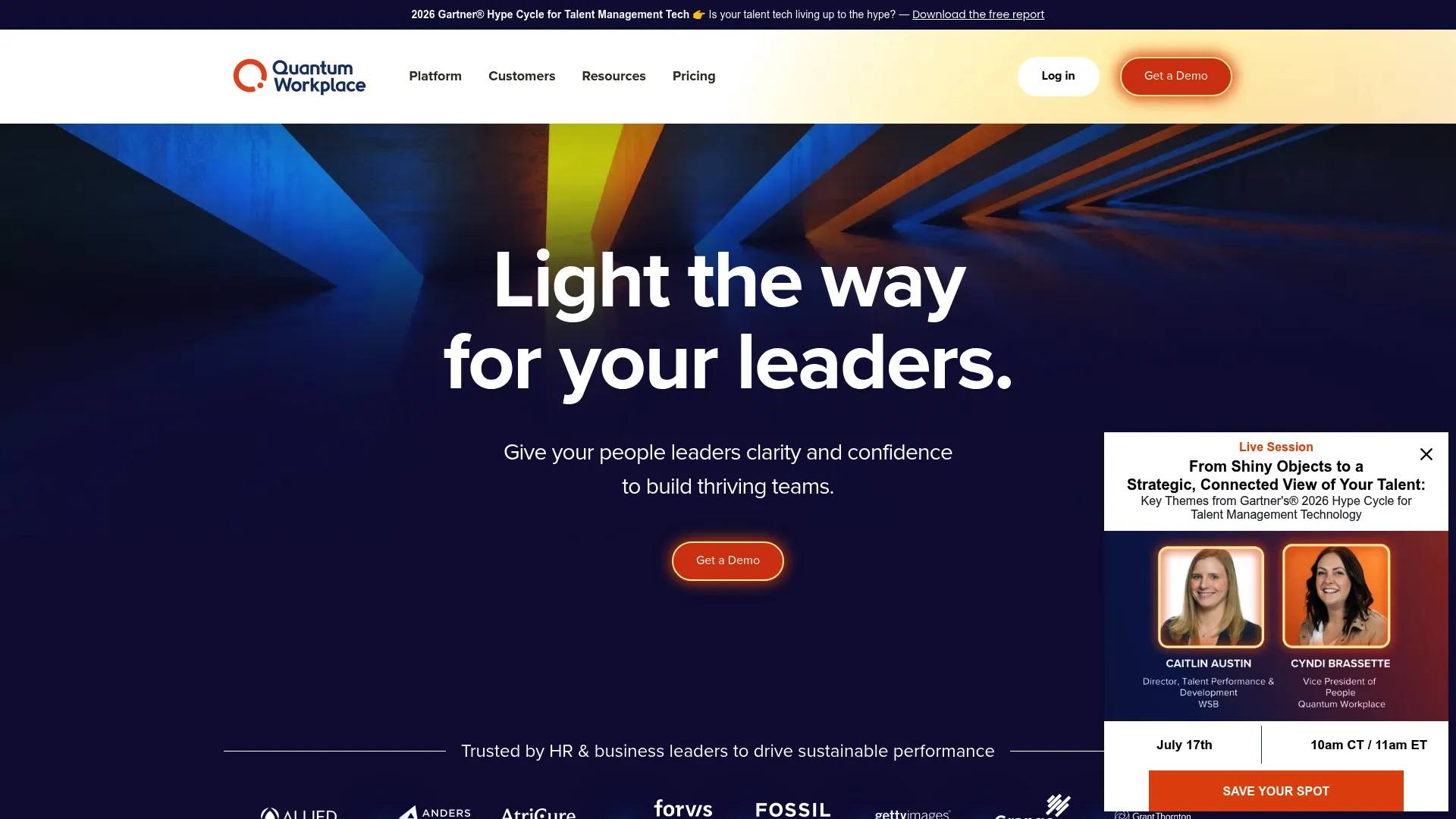 Quantum Workplace employee engagement and listening platform