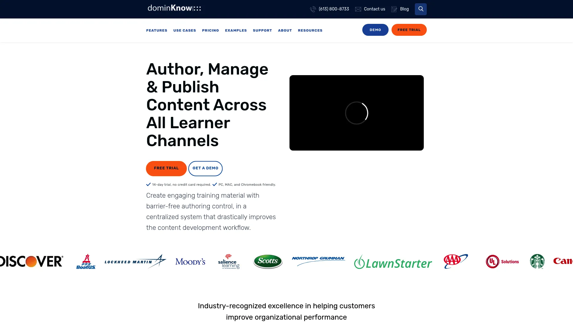 dominKnow ONE collaborative authoring and LCMS