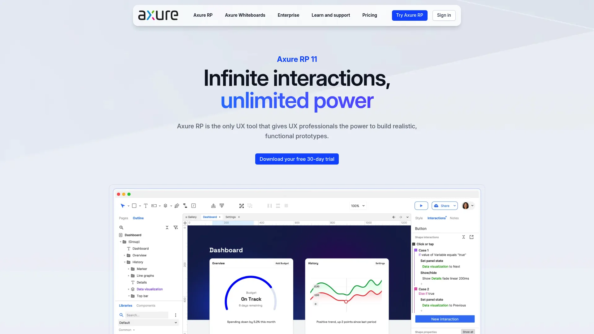 Axure RP prototyping software