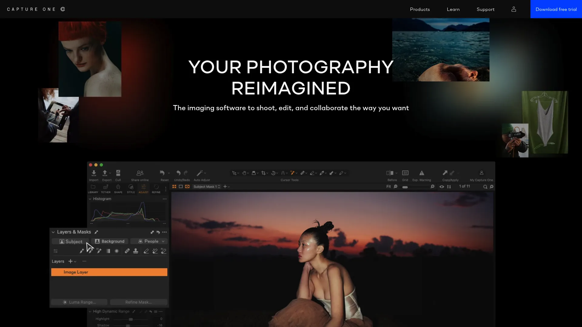 Capture One interface