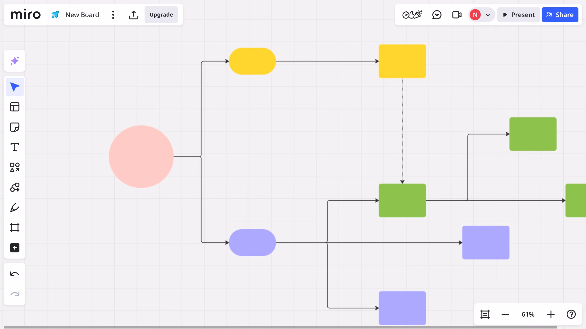 How to style a shape in a Miro board