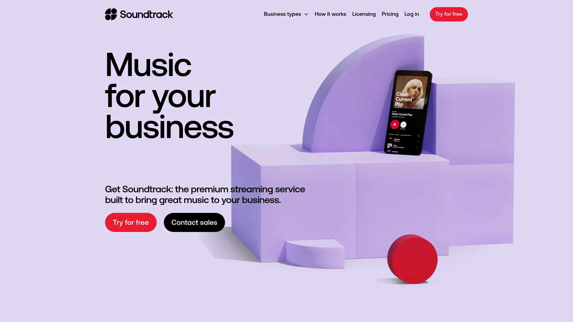 Soundtrack Your Brand business streaming platform