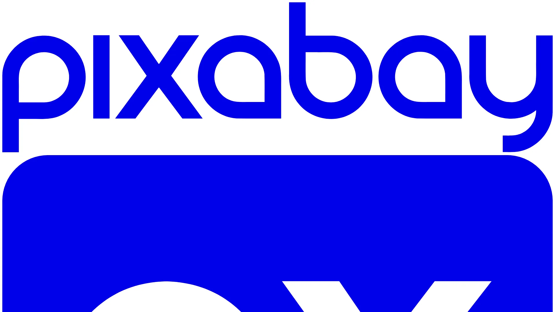 Pixabay free stock media platform homepage showing photos, videos, and music