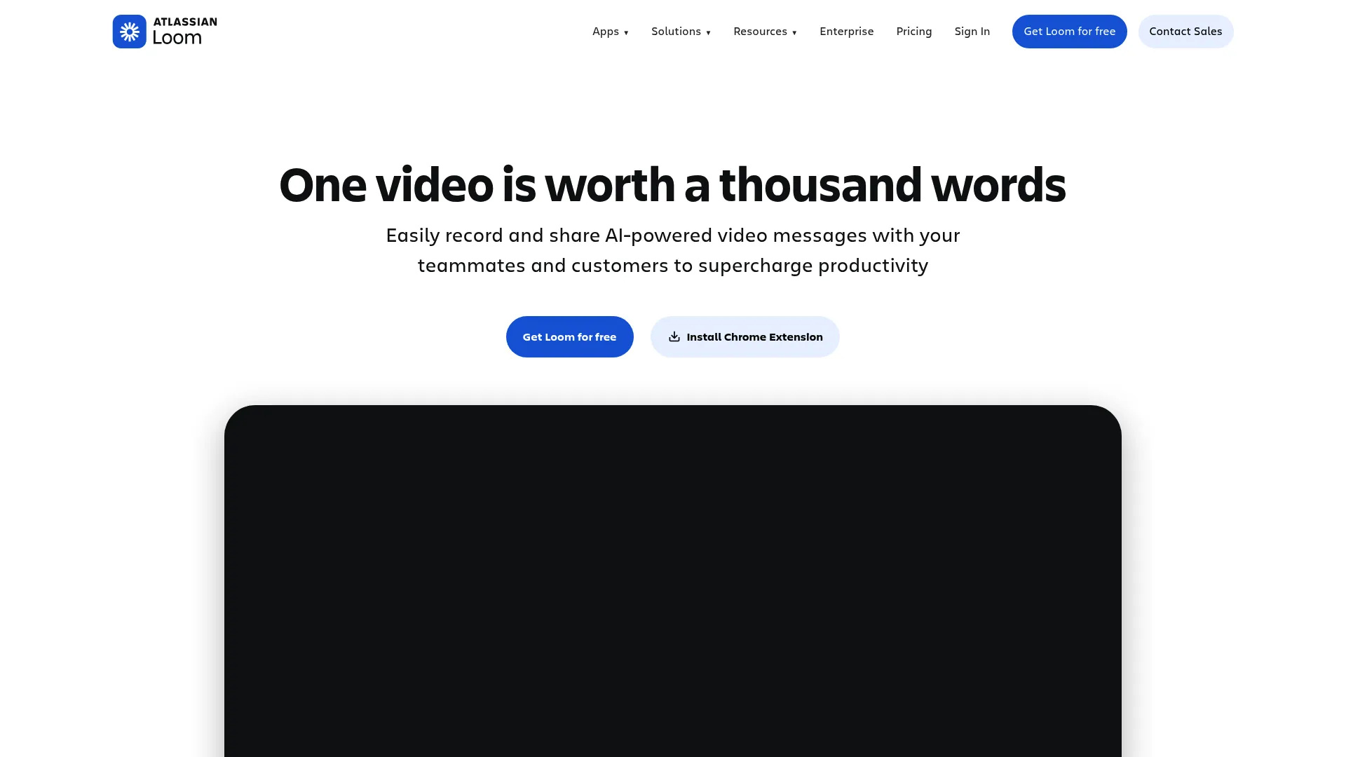 Loom video messaging and screen recording interface