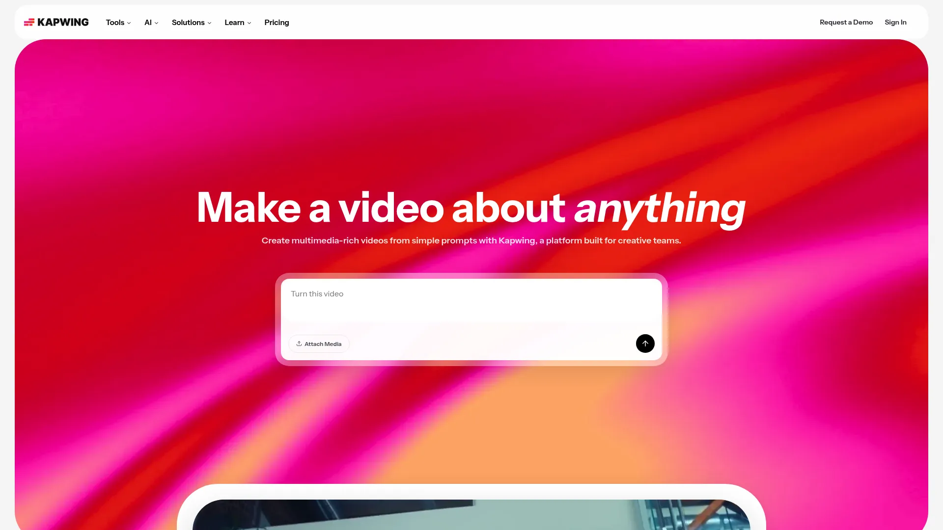 Kapwing online video and GIF editor with timeline