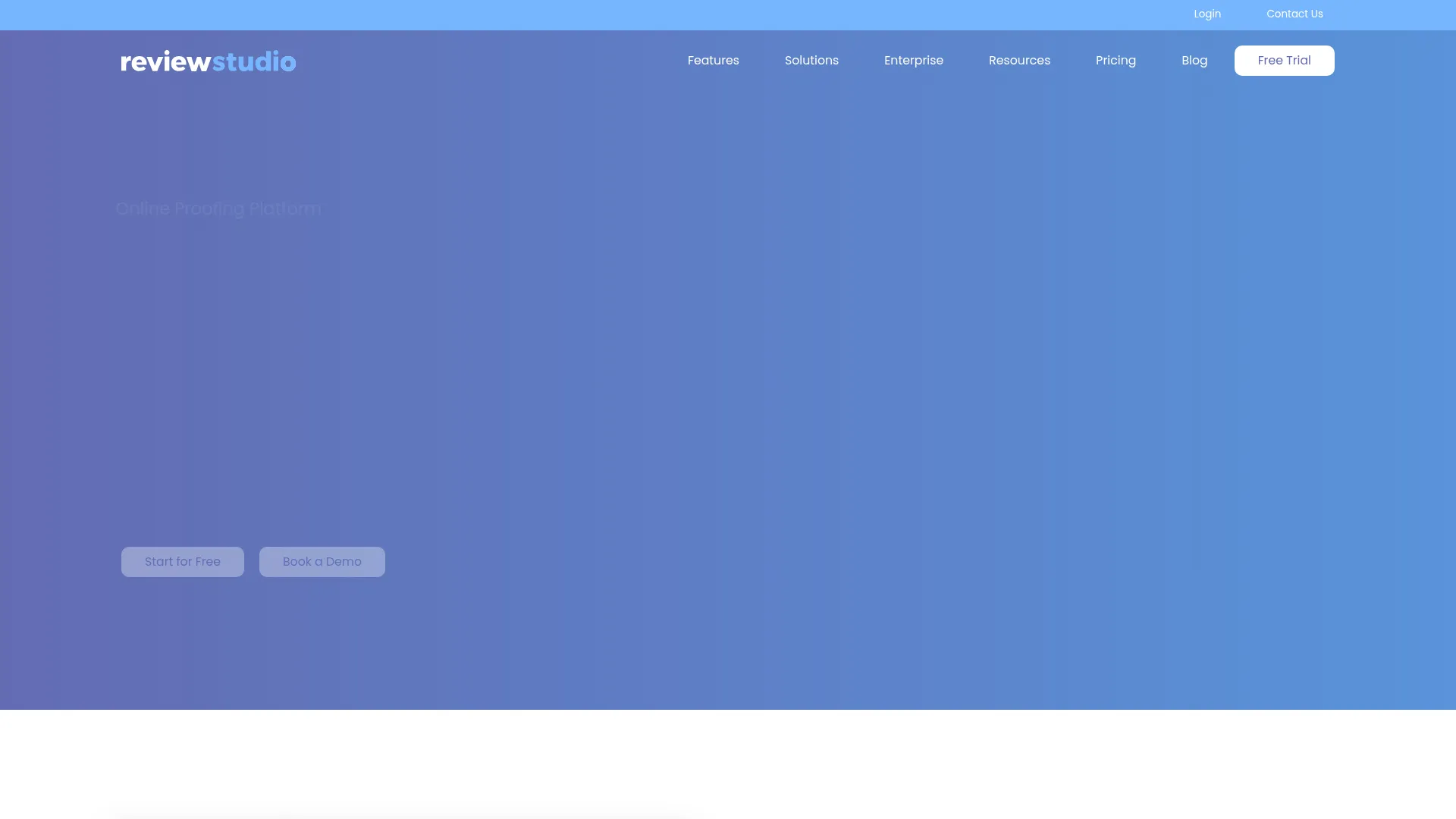 ReviewStudio proofing and approval interface