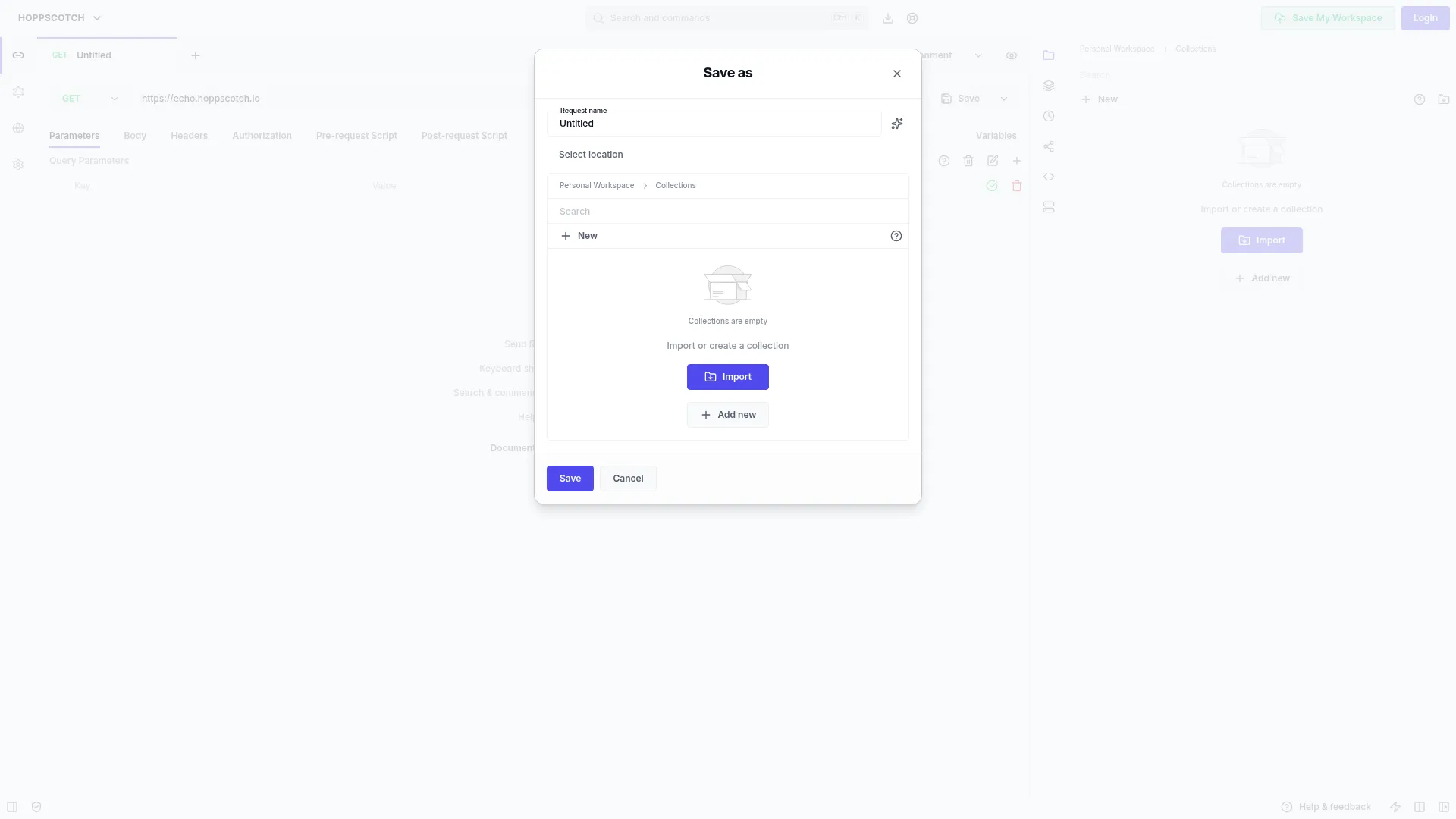 Hoppscotch open-source API client