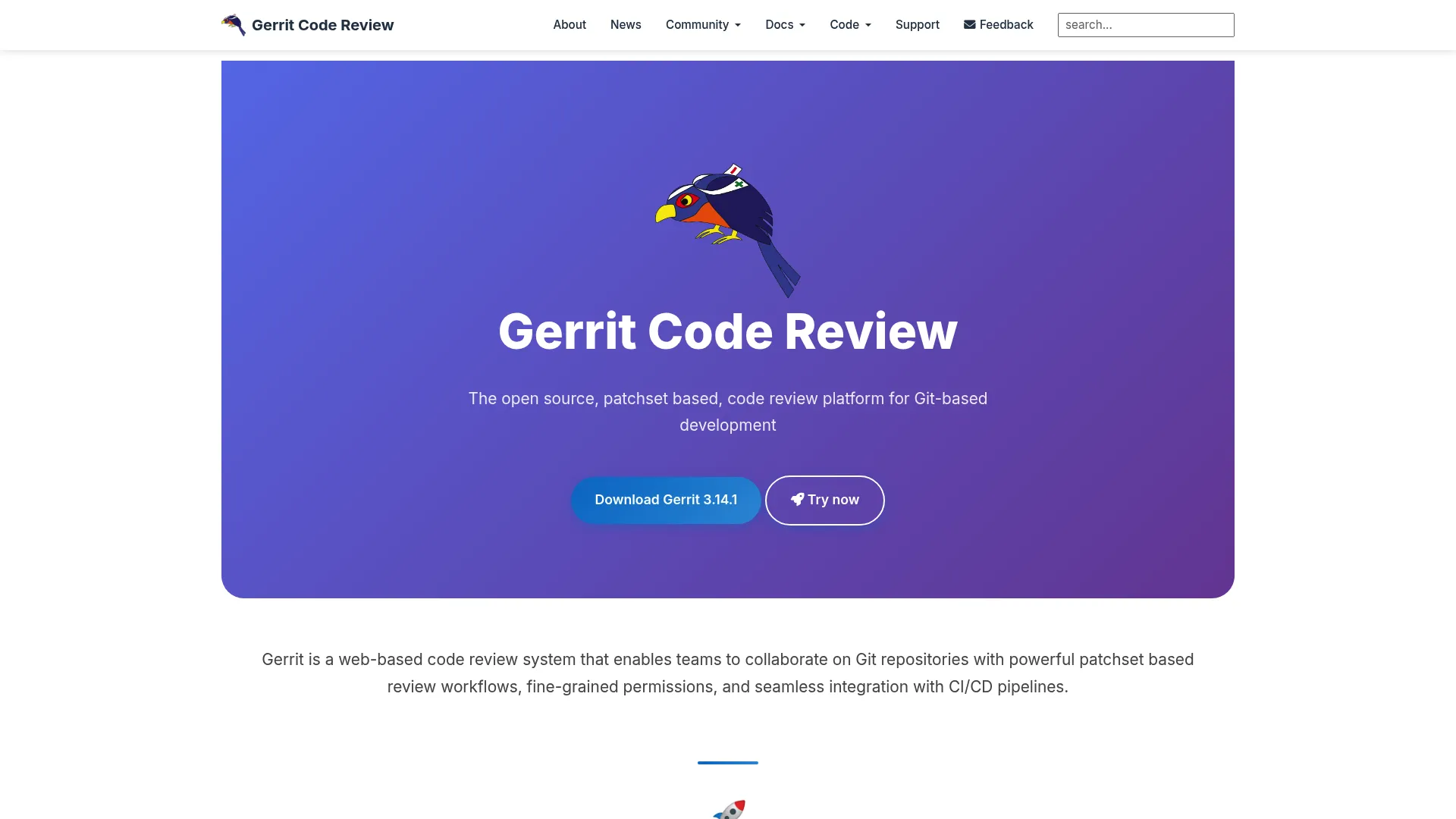 Gerrit code review workflow
