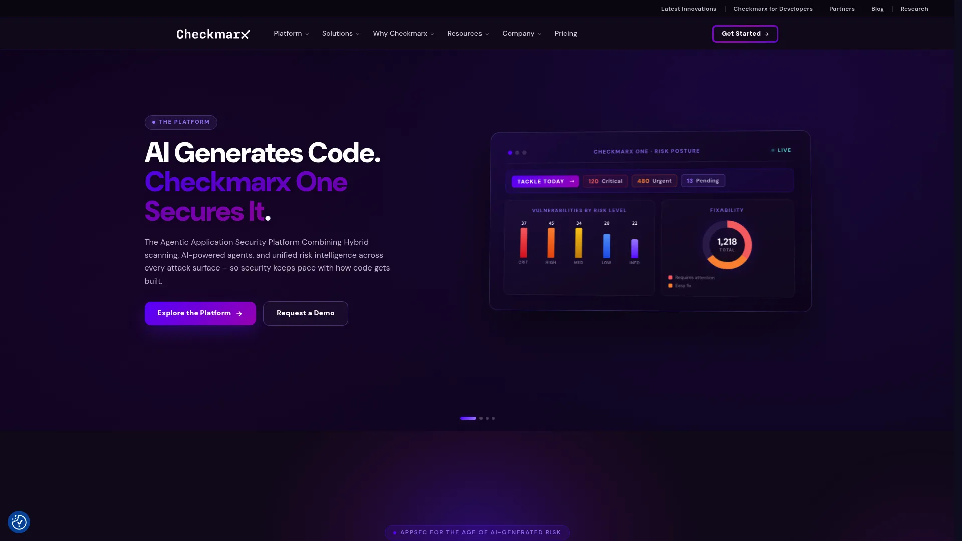 Checkmarx enterprise application security platform