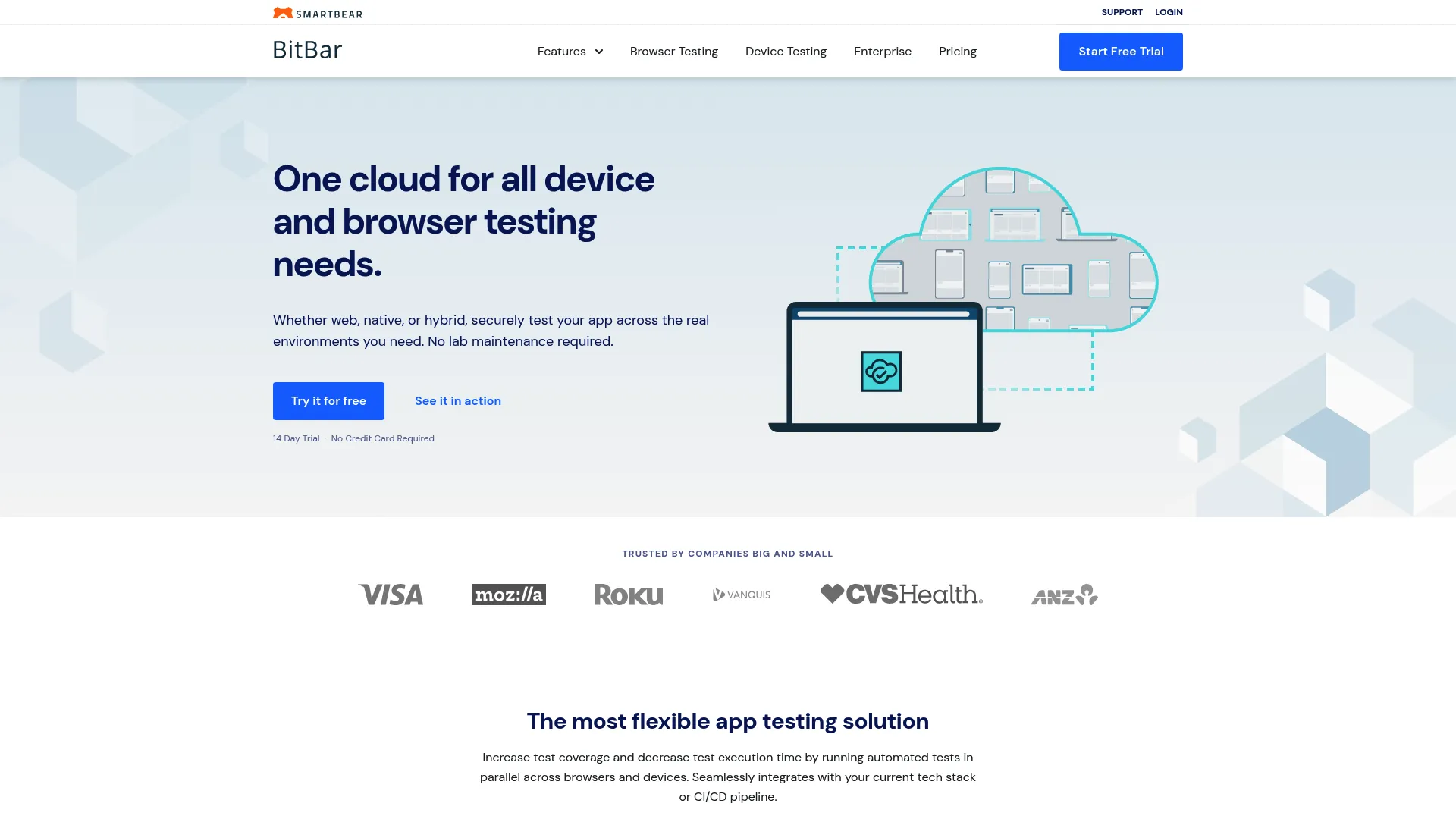 BitBar cloud device testing by SmartBear