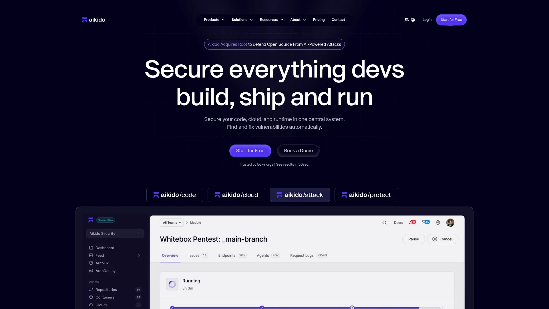 Aikido Security consolidated security platform