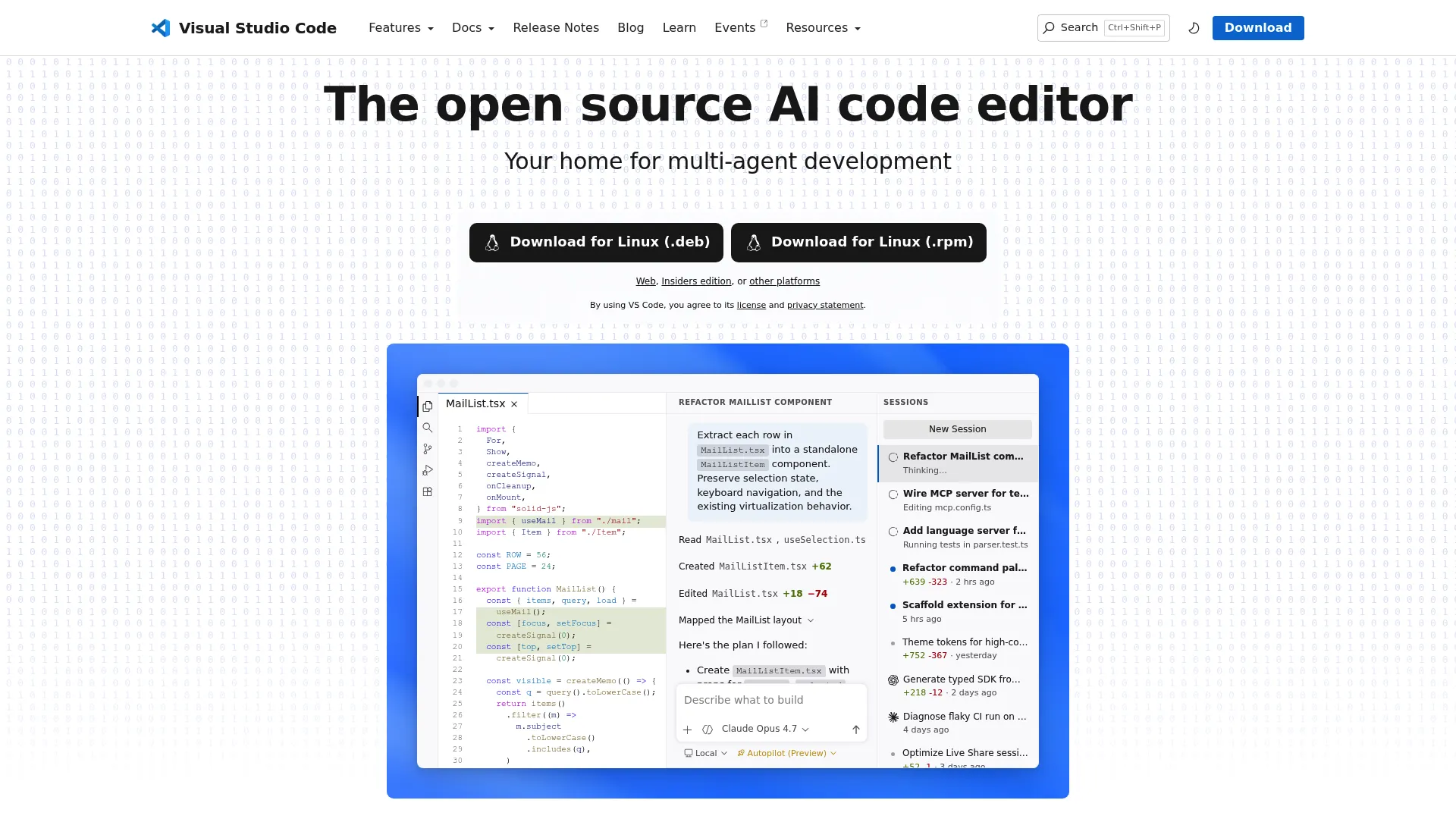 Visual Studio Code editor interface