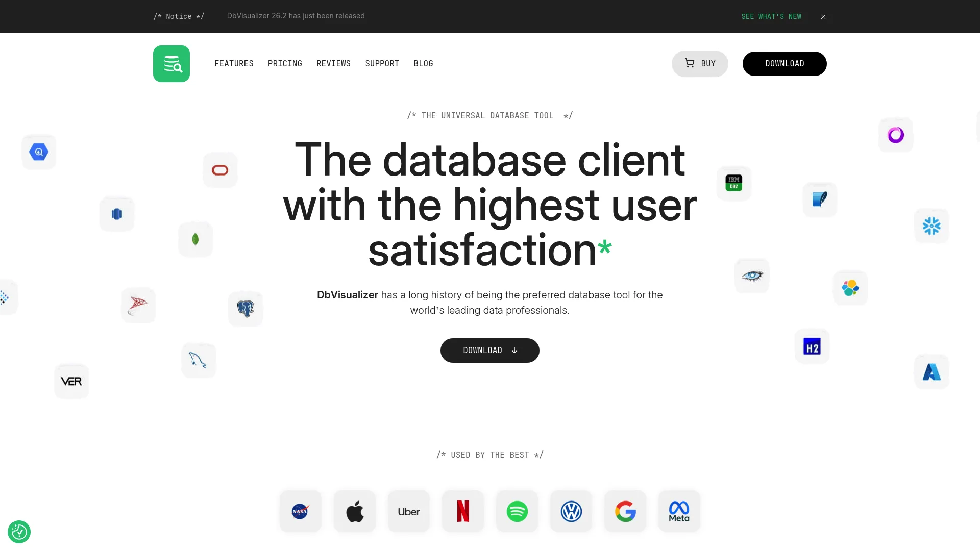 DbVisualizer SQL IDE interface