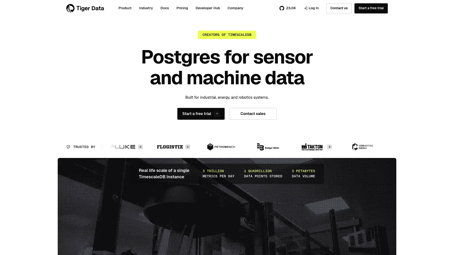 TimescaleDB PostgreSQL time series homepage