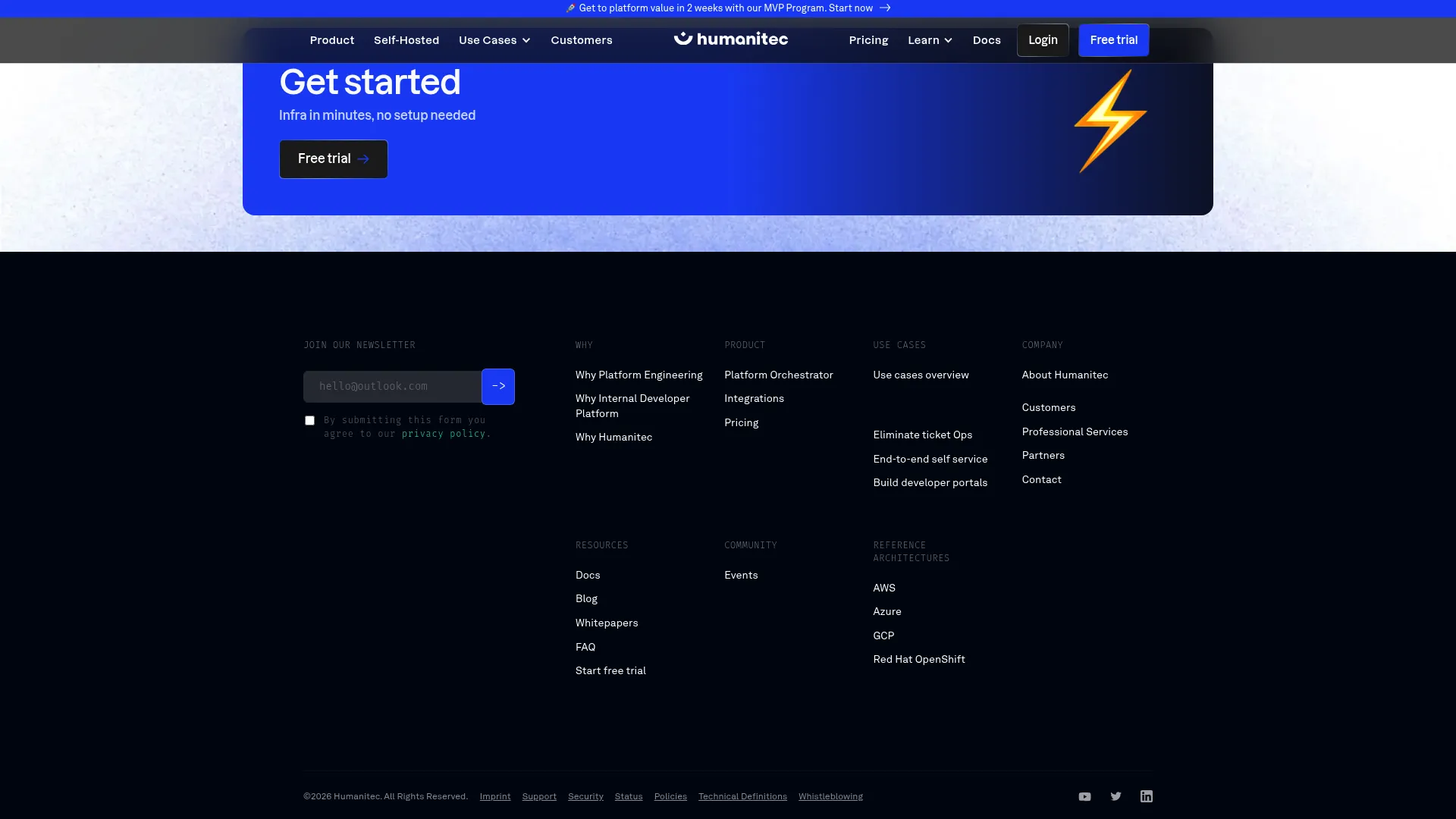 Humanitec platform engineering and orchestration interface